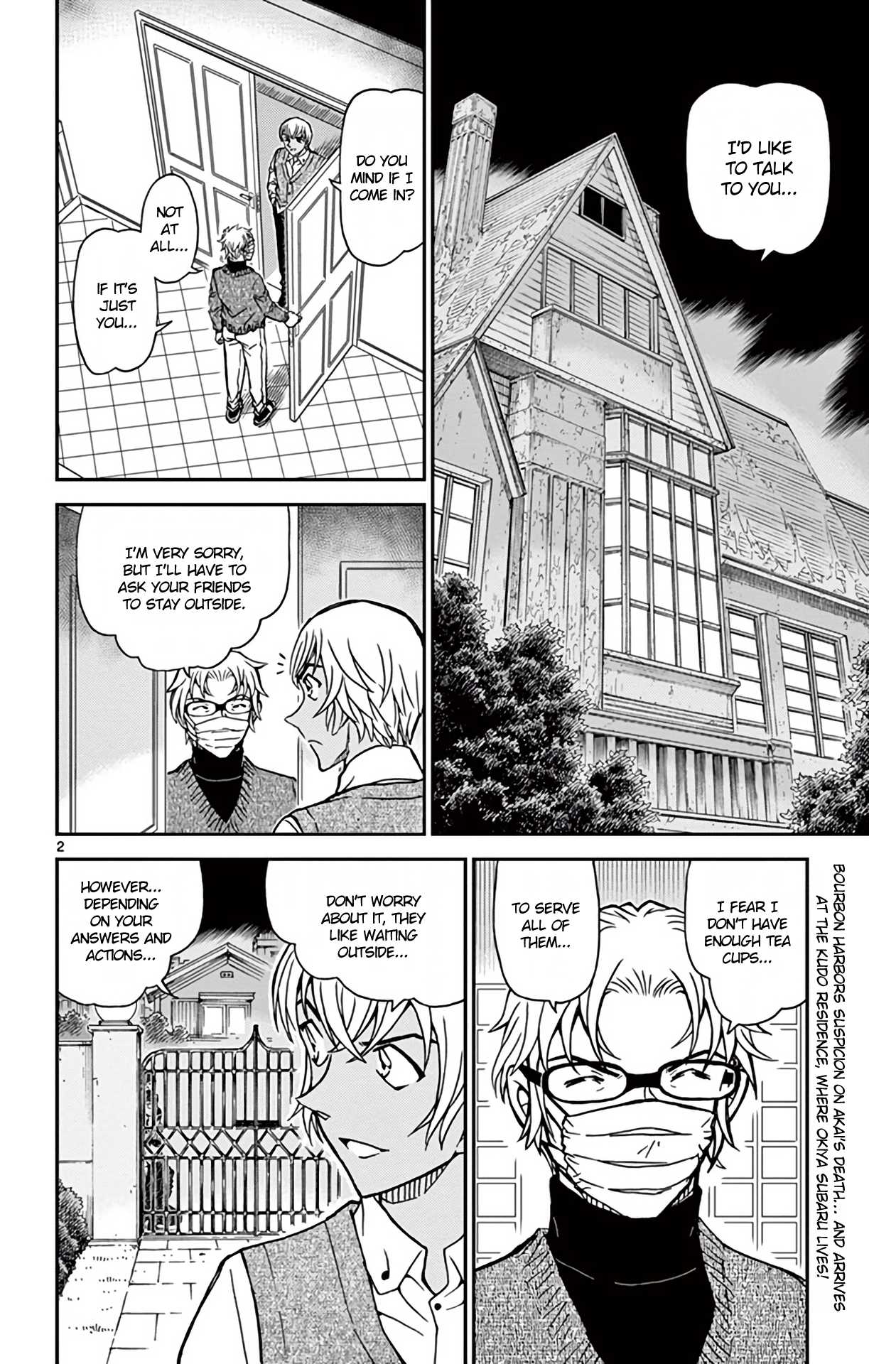 Detective Conan Chapter 895 page 3 - Chapter 895: Scarlet Interrogation