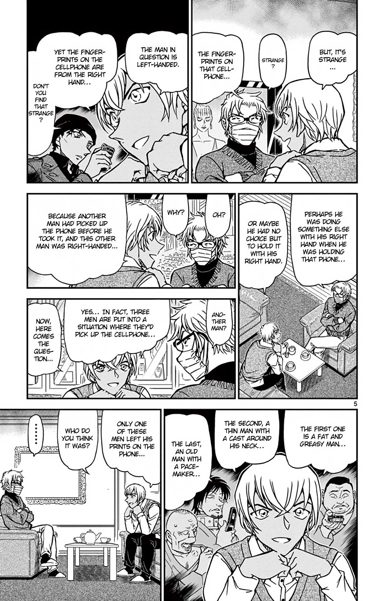 Detective Conan Chapter 895 page 6 - Chapter 895: Scarlet Interrogation