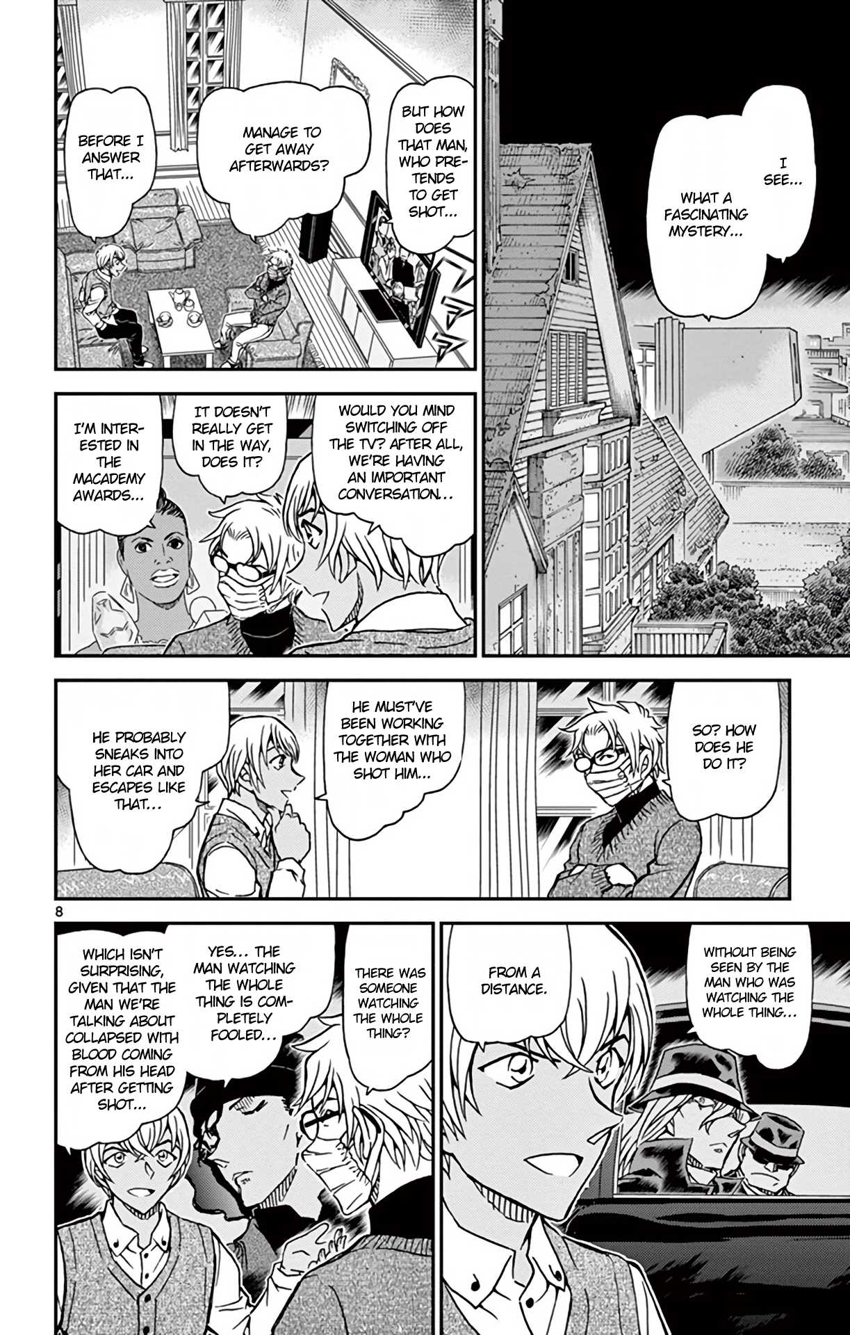 Detective Conan Chapter 895 page 9 - Chapter 895: Scarlet Interrogation