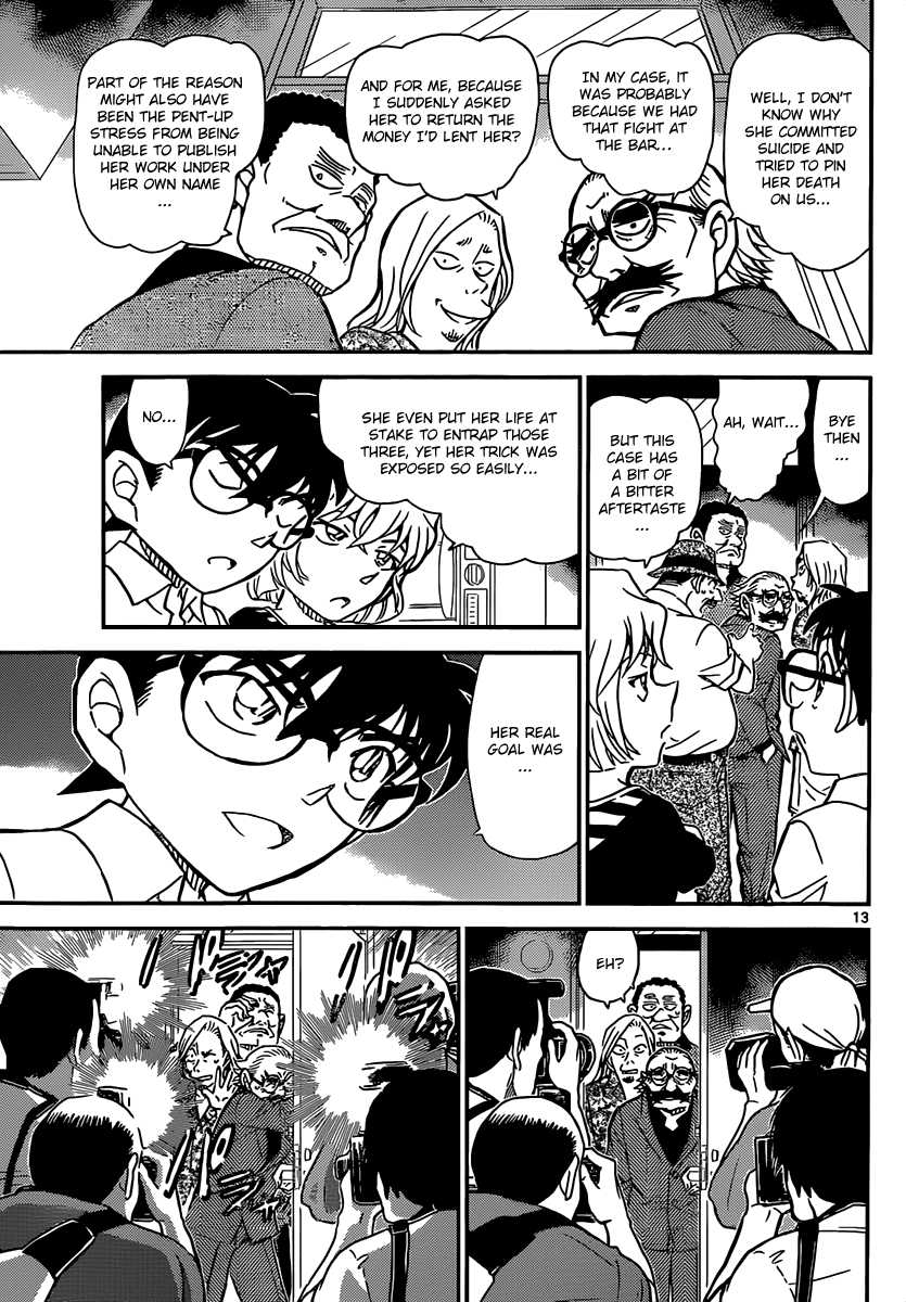 Detective Conan Chapter 908 page 14 - Chapter 908: Putting Her Life At Stake
