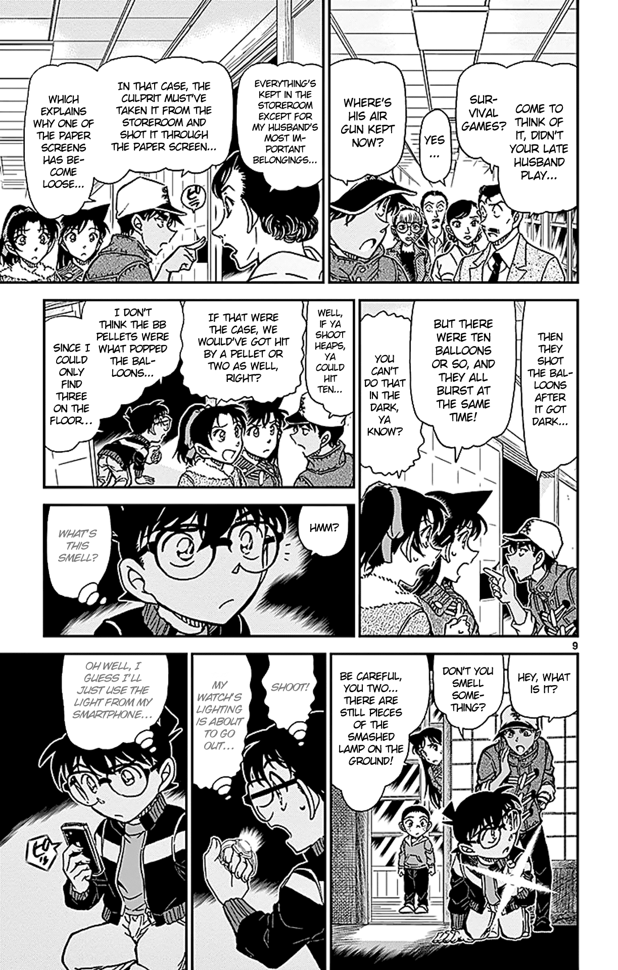 Detective Conan Chapter 911 page 10 - Chapter 911: The Kamaitachi's Approach Route