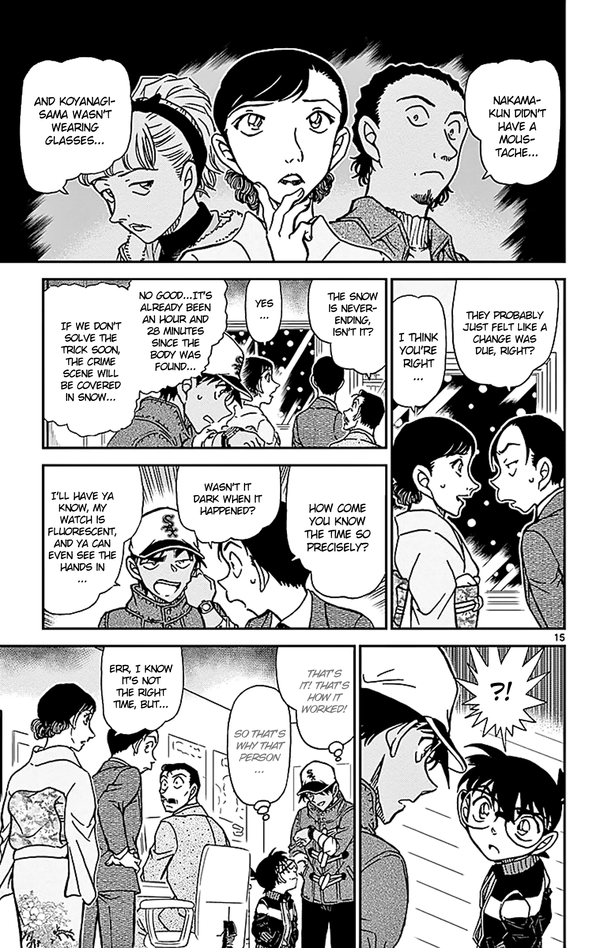 Detective Conan Chapter 911 page 16 - Chapter 911: The Kamaitachi's Approach Route