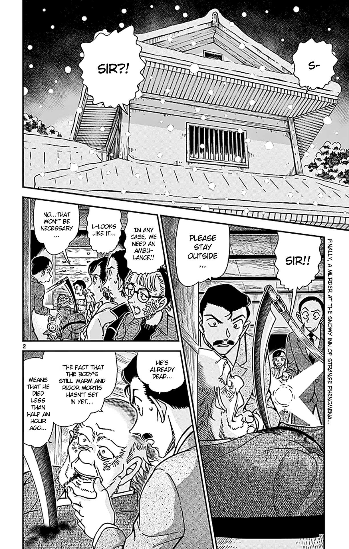 Detective Conan Chapter 911 page 3 - Chapter 911: The Kamaitachi's Approach Route