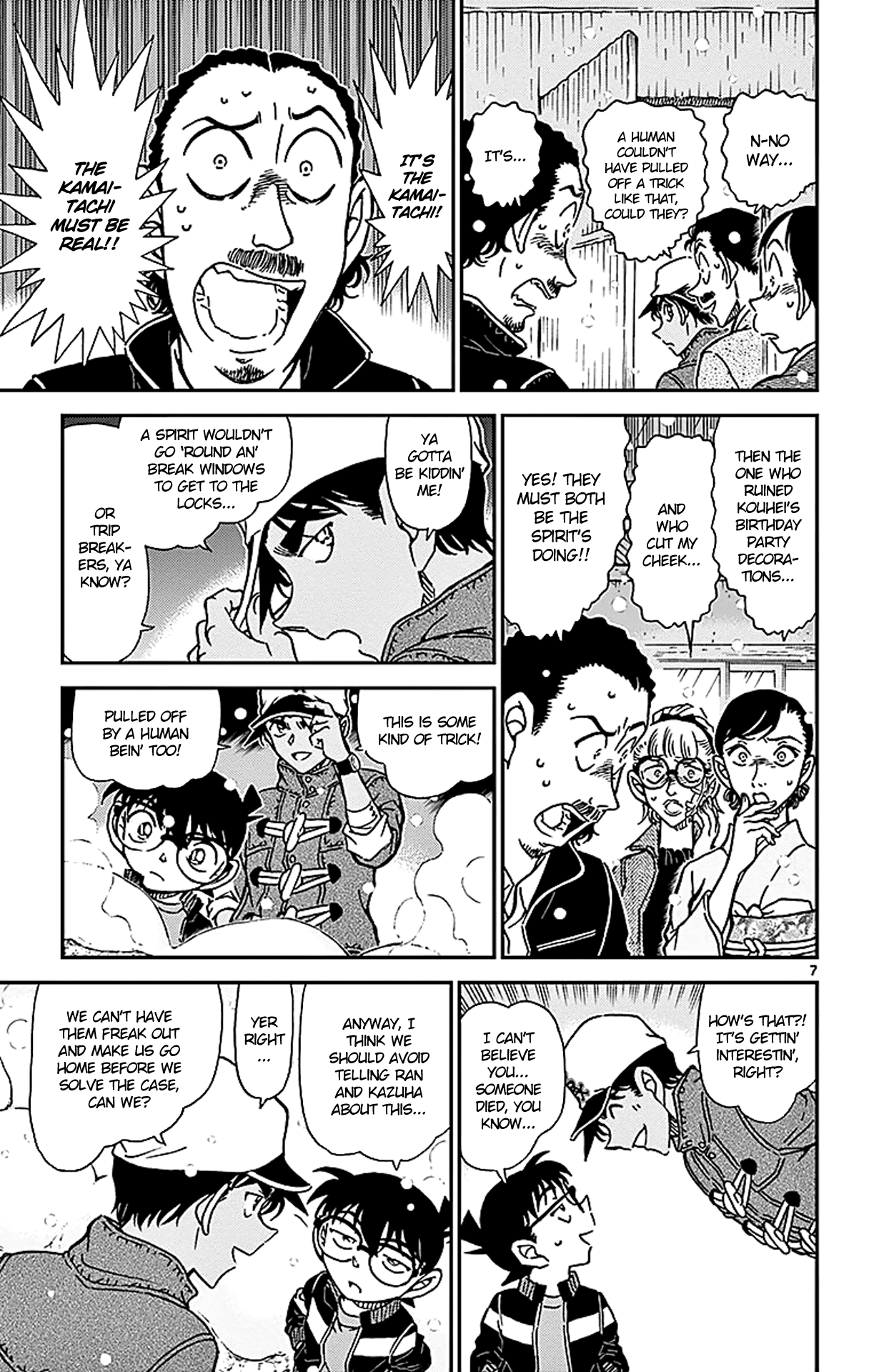 Detective Conan Chapter 911 page 8 - Chapter 911: The Kamaitachi's Approach Route