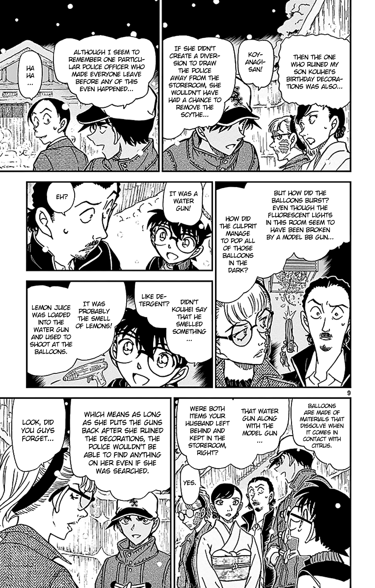 Detective Conan Chapter 912 page 10 - Chapter 912: The Kamaitachi's Finale
