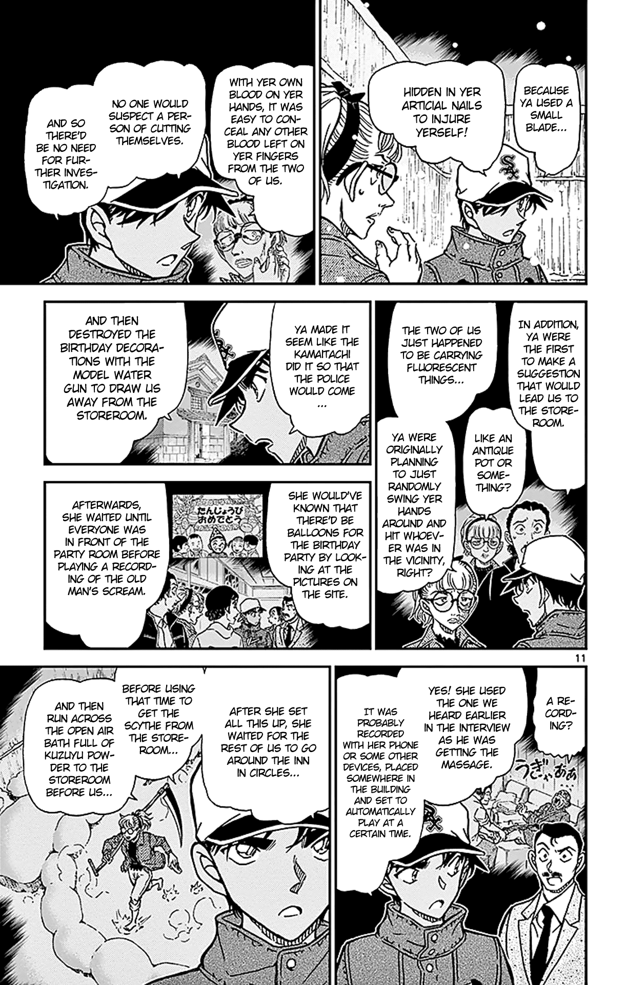 Detective Conan Chapter 912 page 12 - Chapter 912: The Kamaitachi's Finale