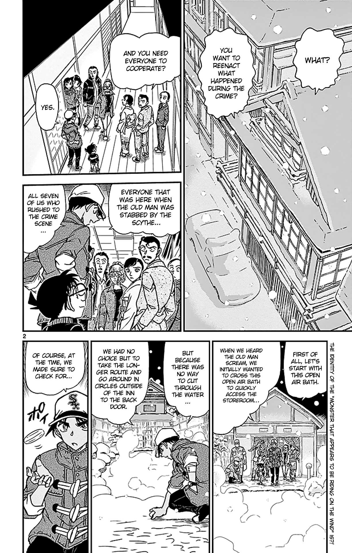 Detective Conan Chapter 912 page 3 - Chapter 912: The Kamaitachi's Finale