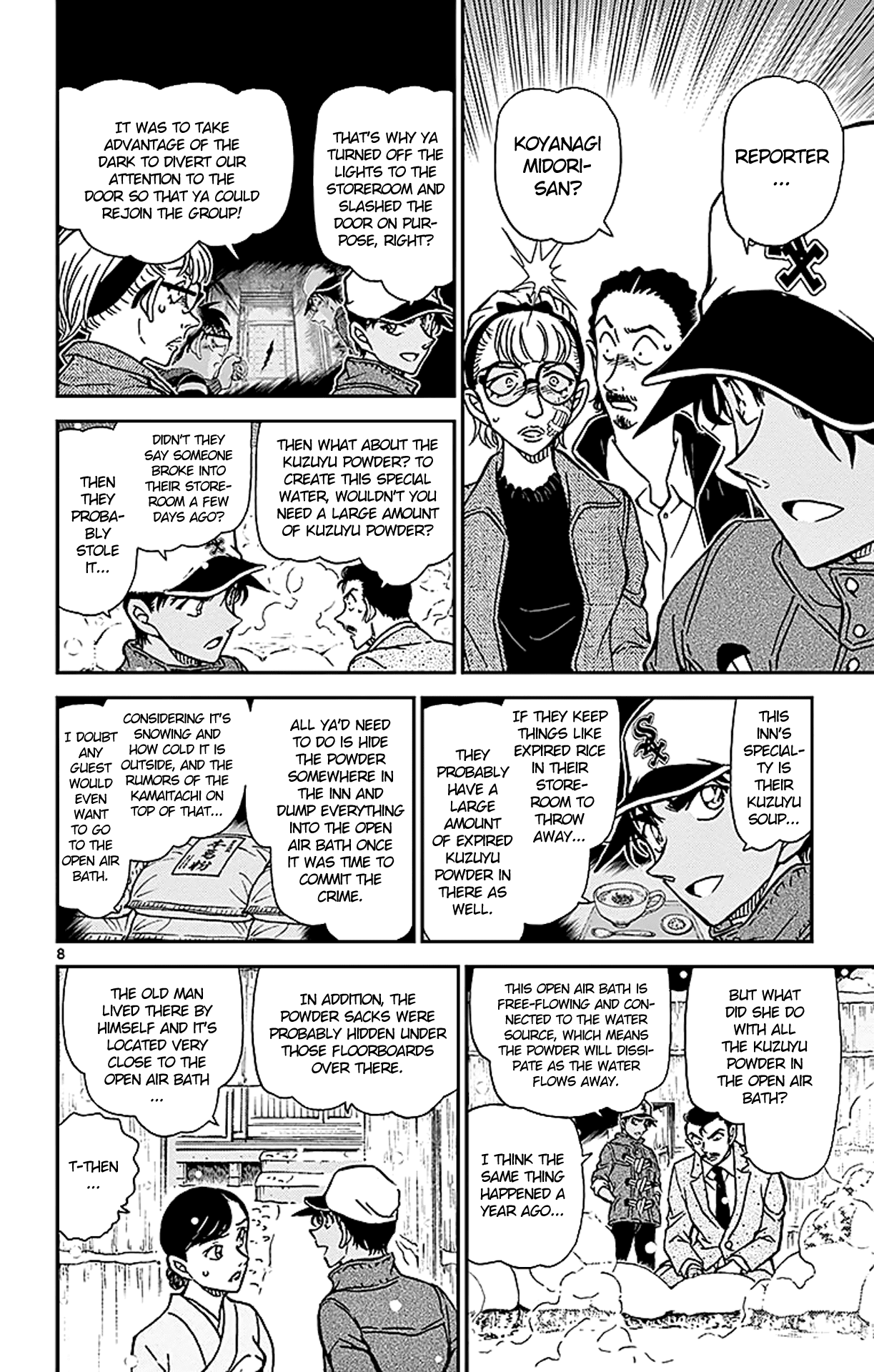 Detective Conan Chapter 912 page 9 - Chapter 912: The Kamaitachi's Finale