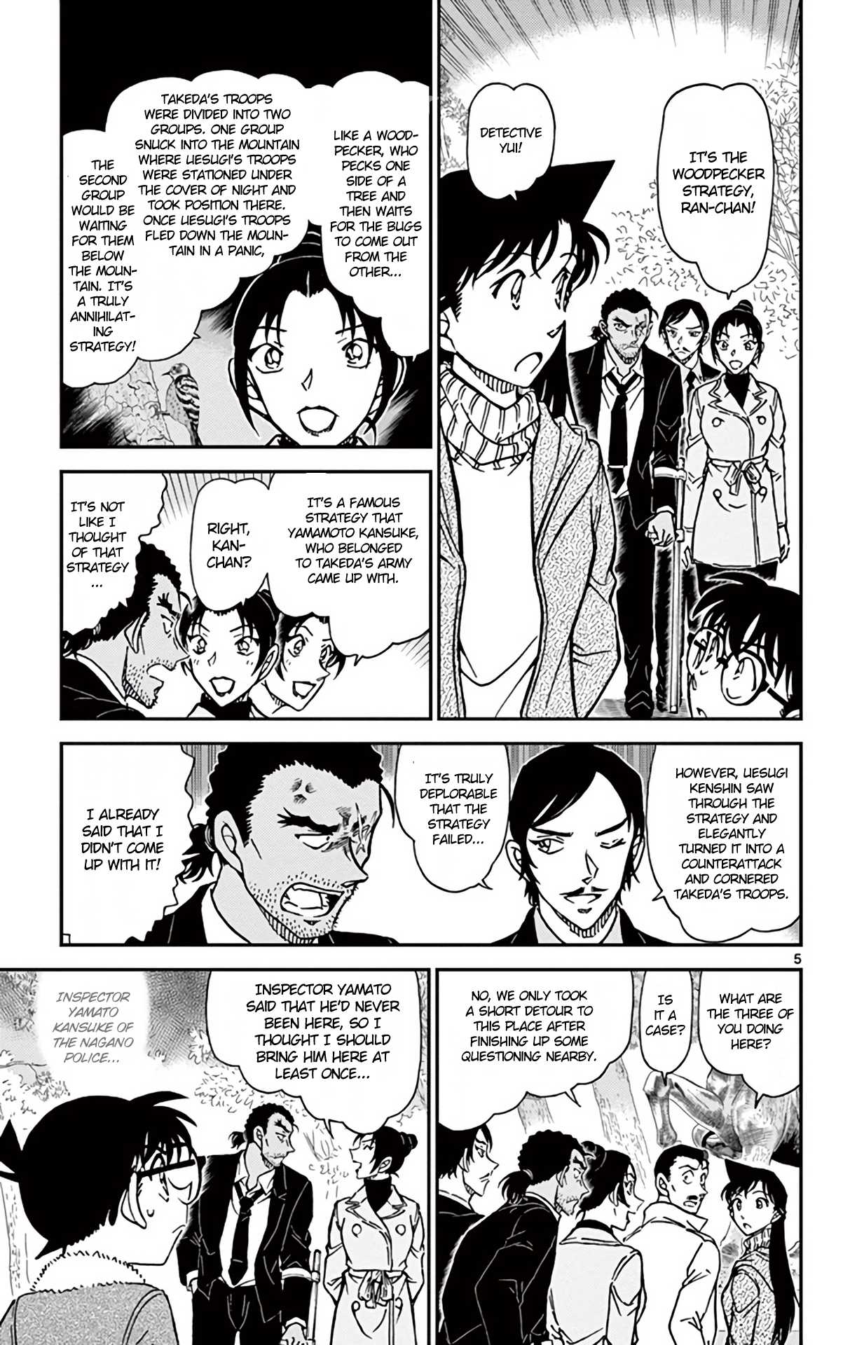 Detective Conan Chapter 913 page 6 - Chapter 913: Woodpecker