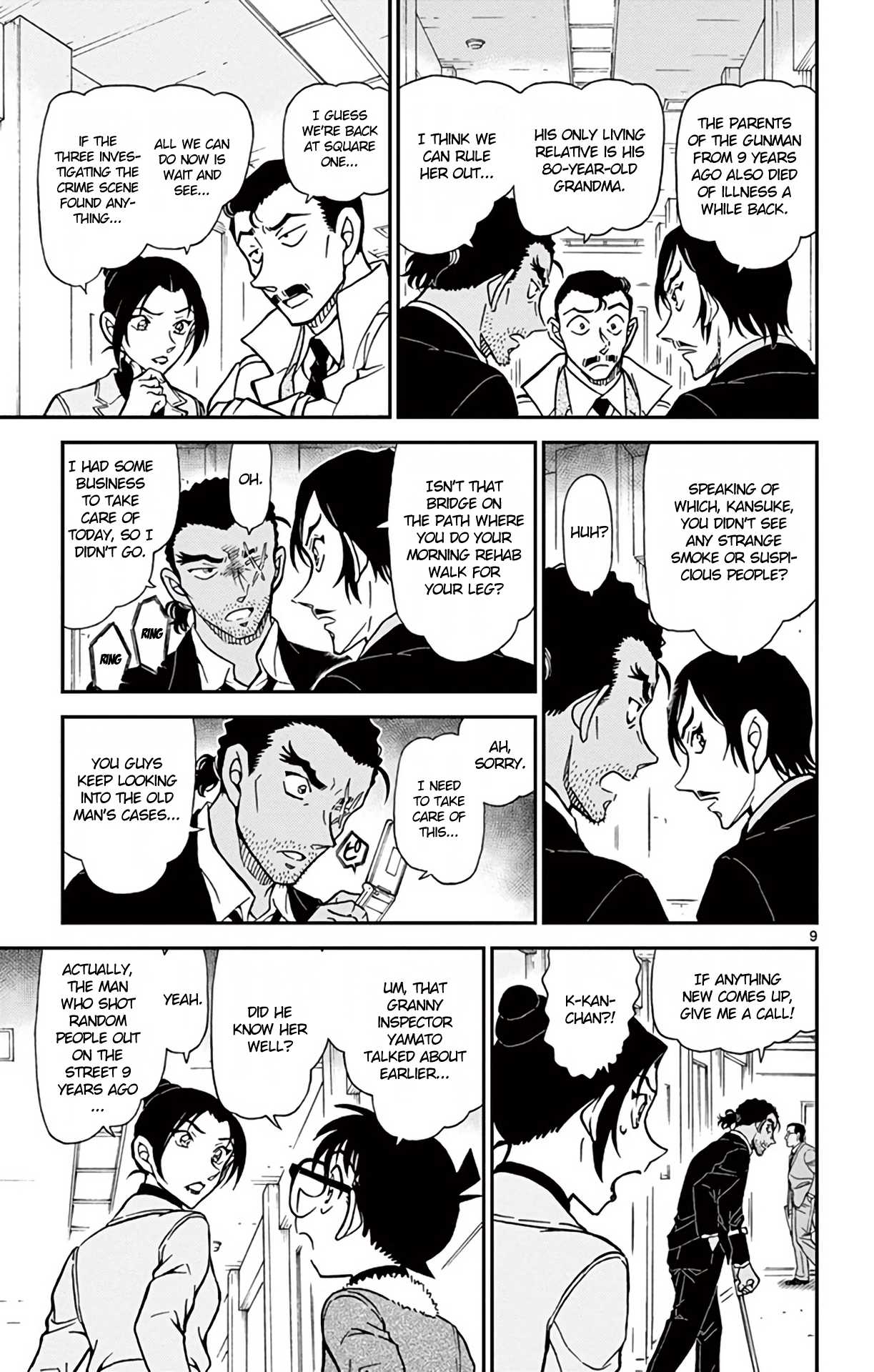 Detective Conan Chapter 914 page 10 - Chapter 914: Footprints & The Woodpecker Association