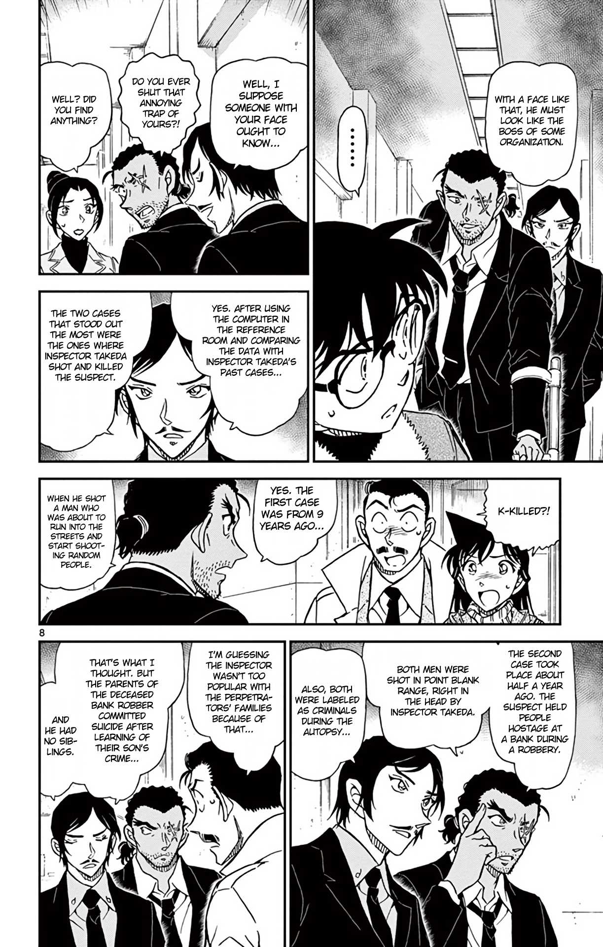 Detective Conan Chapter 914 page 9 - Chapter 914: Footprints & The Woodpecker Association