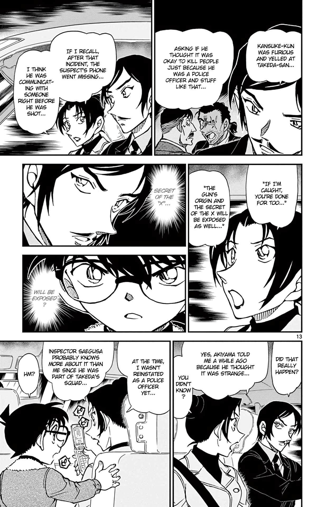 Detective Conan Chapter 916 page 14 - Chapter 916: The Past Flows Like Running Water