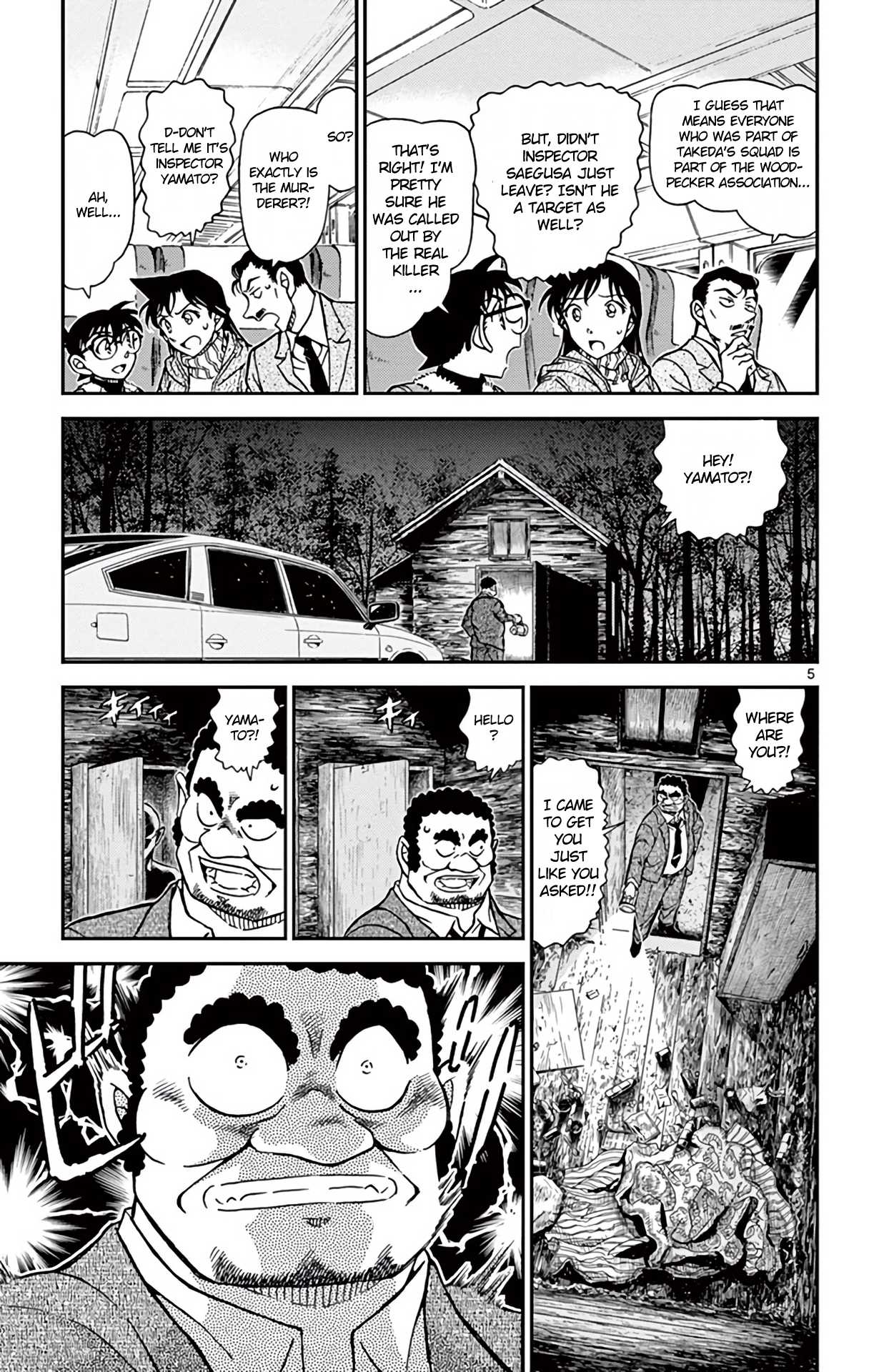 Detective Conan Chapter 917 page 6 - Chapter 917: Sound of the Horse Whips, Softly, Softly, Crossing the River at Night