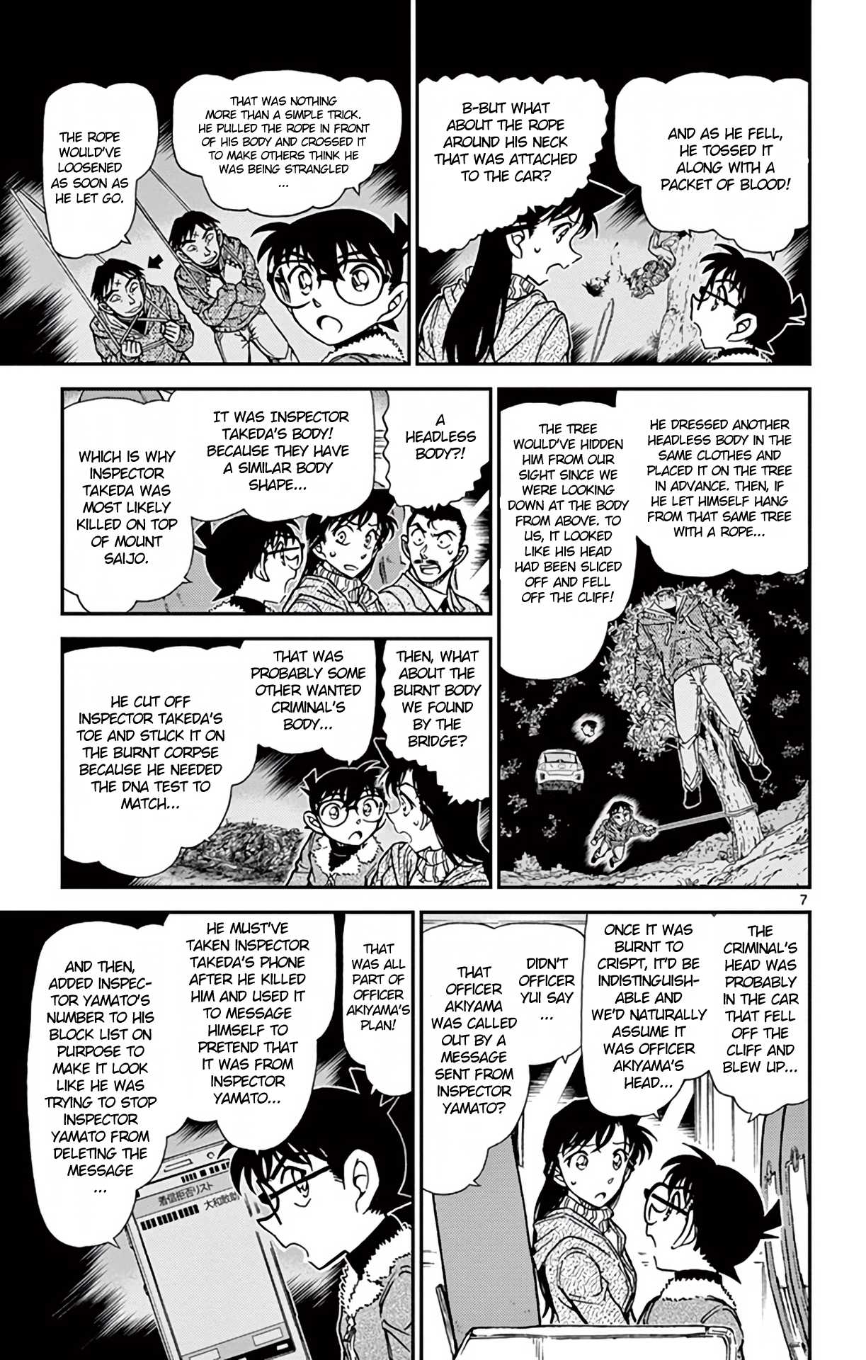 Detective Conan Chapter 917 page 8 - Chapter 917: Sound of the Horse Whips, Softly, Softly, Crossing the River at Night