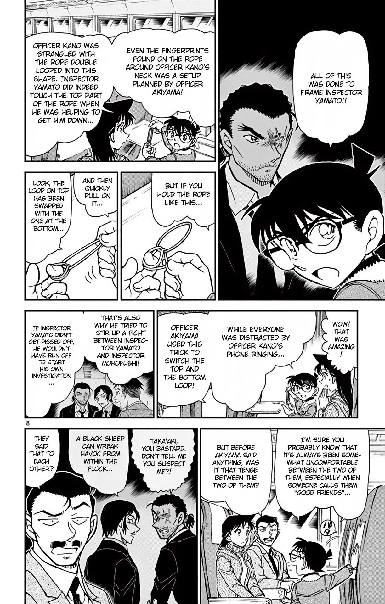 Detective Conan Chapter 917 page 9 - Chapter 917: Sound of the Horse Whips, Softly, Softly, Crossing the River at Night