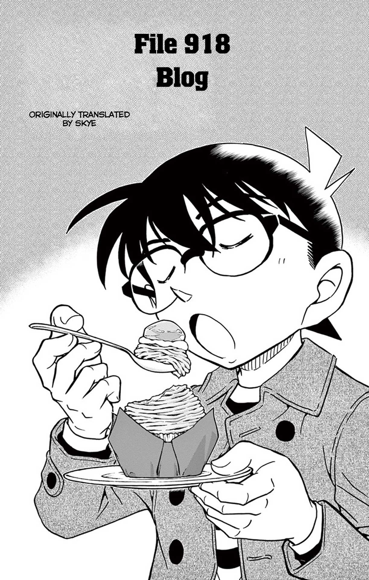 Detective Conan Chapter 918 page 2 - Chapter 918: Blog