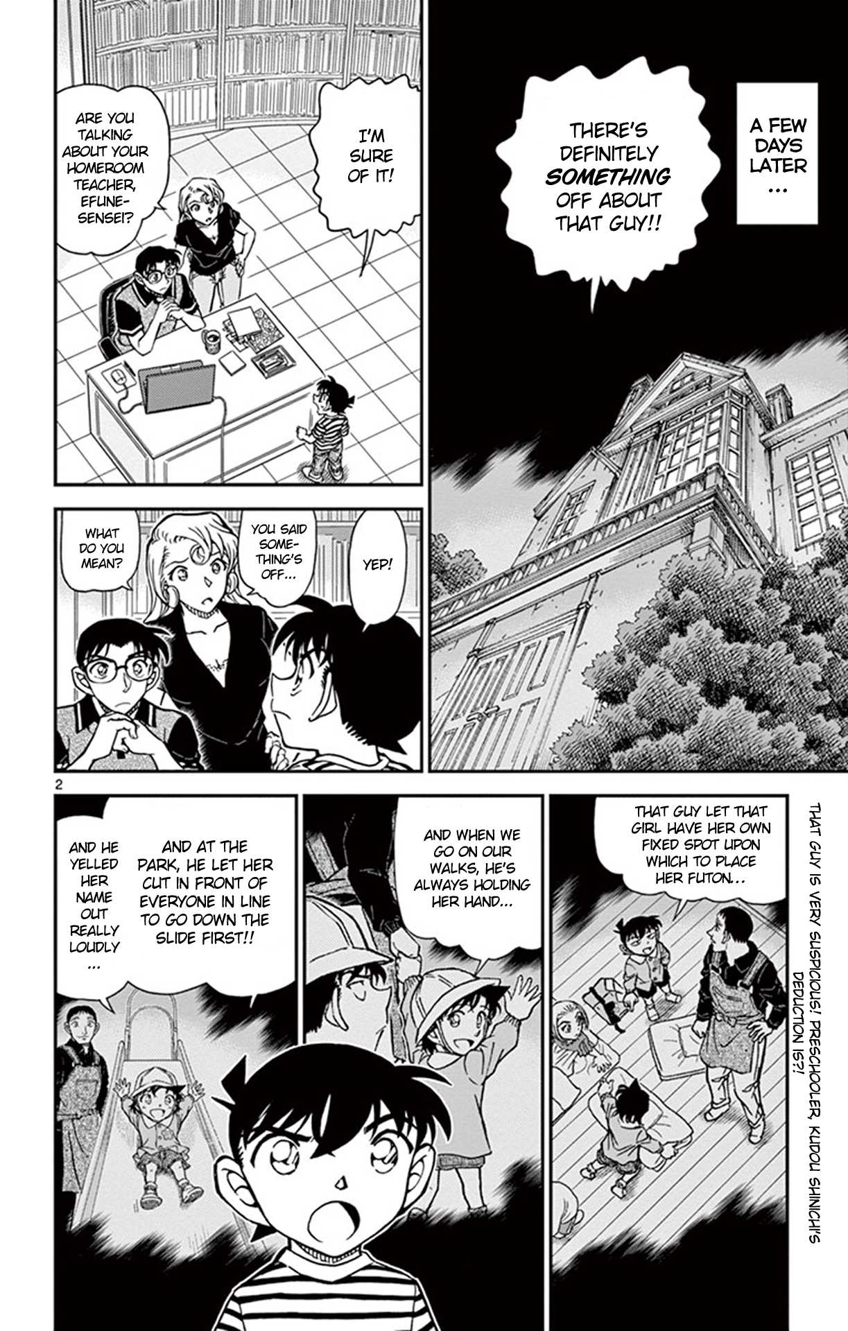 Detective Conan Chapter 924 page 3 - Chapter 924: Shinichi Boy (Part Two)