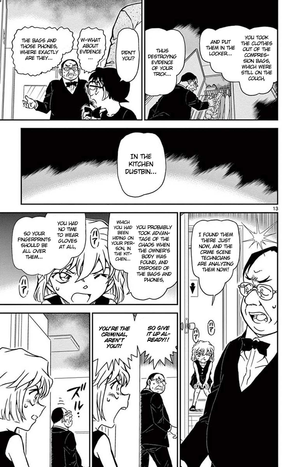 Detective Conan Chapter 927 page 14 - Chapter 927: The Backyard's False Image