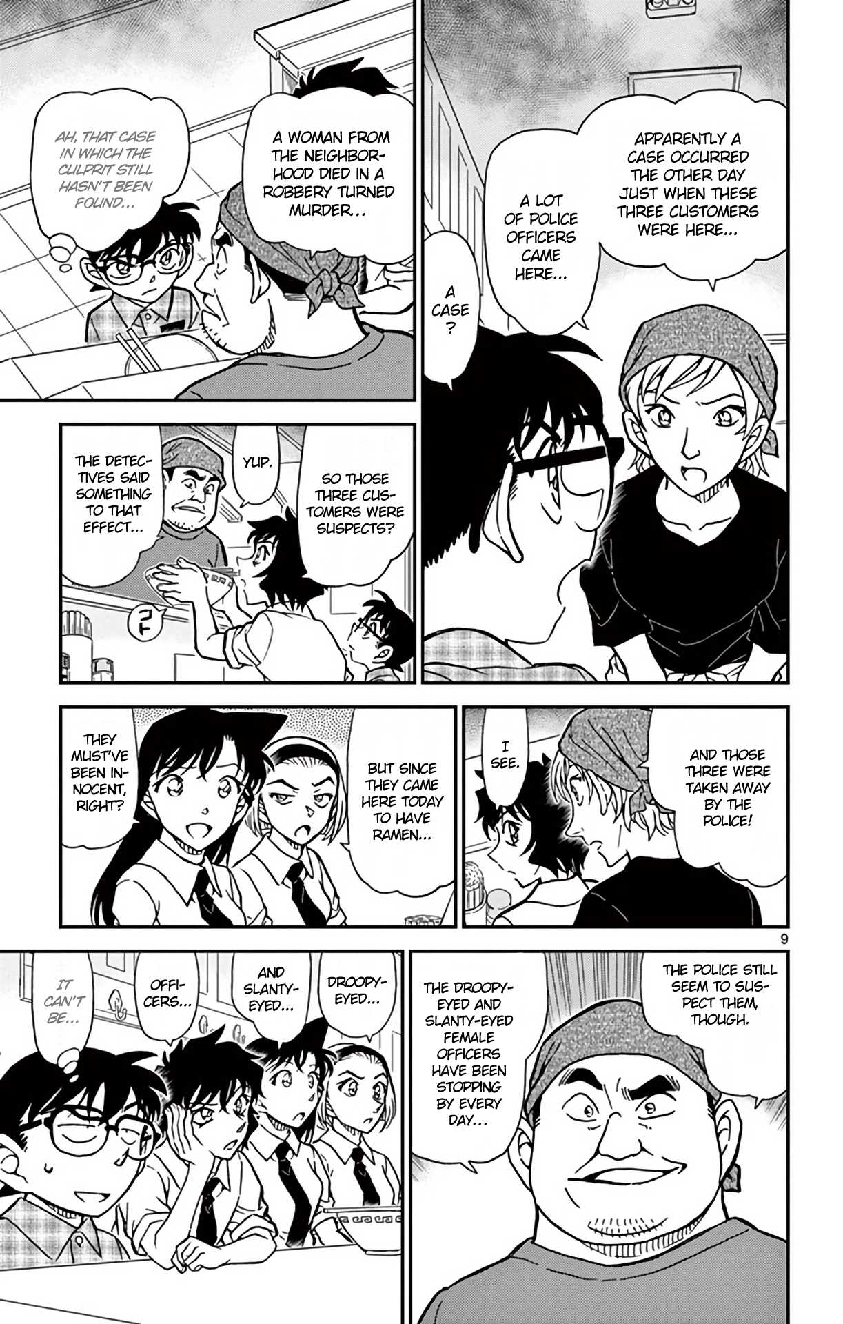 Detective Conan Chapter 928 page 10 - Chapter 928: The Ramen Restaurant's Odd Customers
