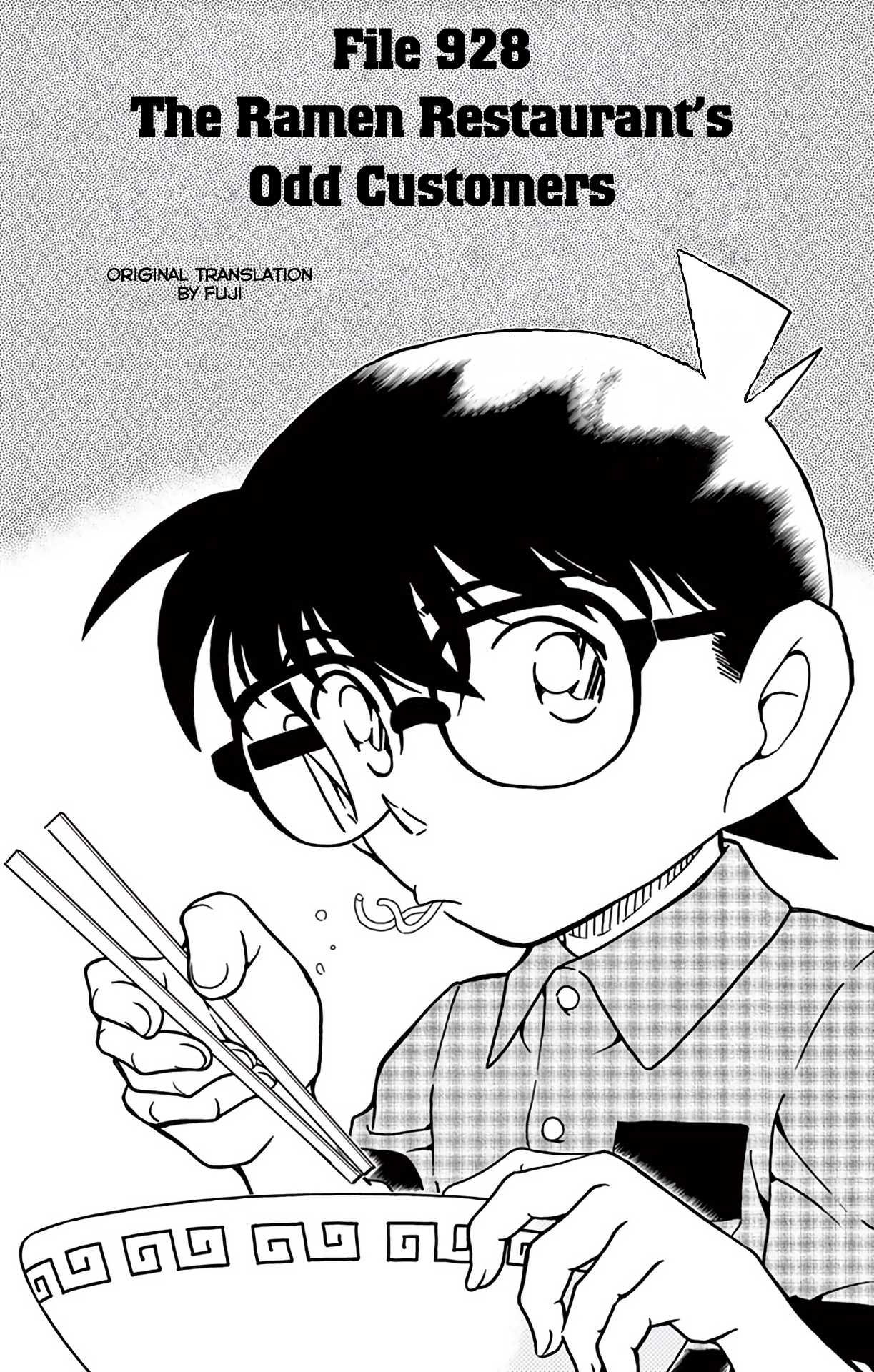 Detective Conan Chapter 928 page 2 - Chapter 928: The Ramen Restaurant's Odd Customers