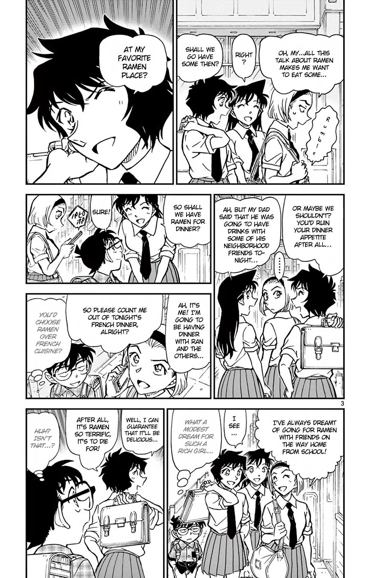 Detective Conan Chapter 928 page 4 - Chapter 928: The Ramen Restaurant's Odd Customers