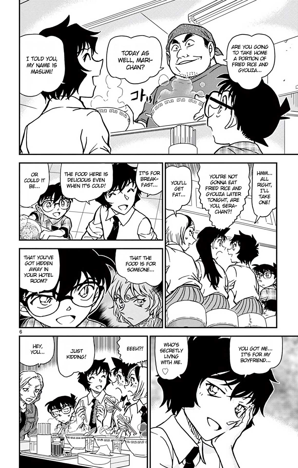 Detective Conan Chapter 928 page 7 - Chapter 928: The Ramen Restaurant's Odd Customers