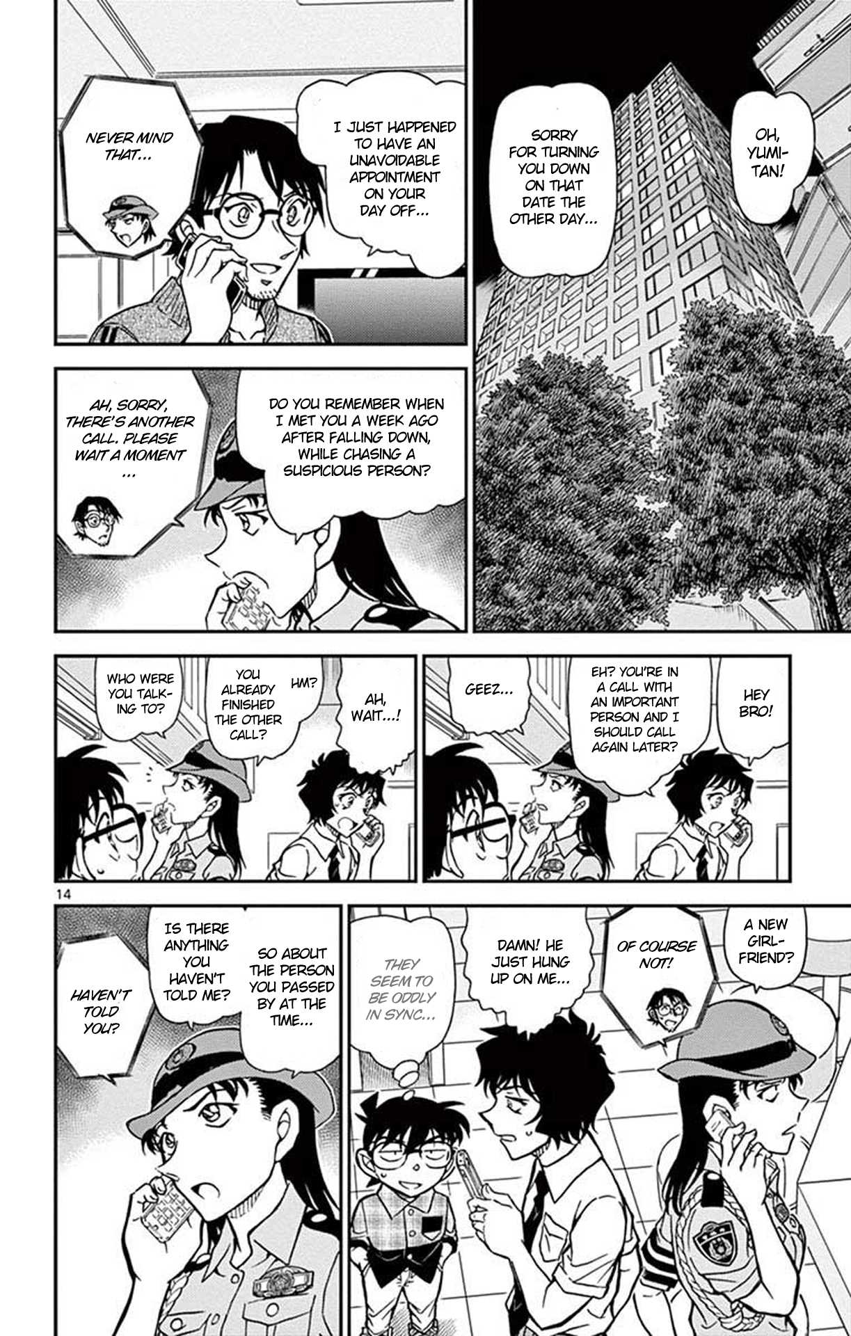 Detective Conan Chapter 929 page 15 - Chapter 929: A Culprit Who Swings a Hose?!