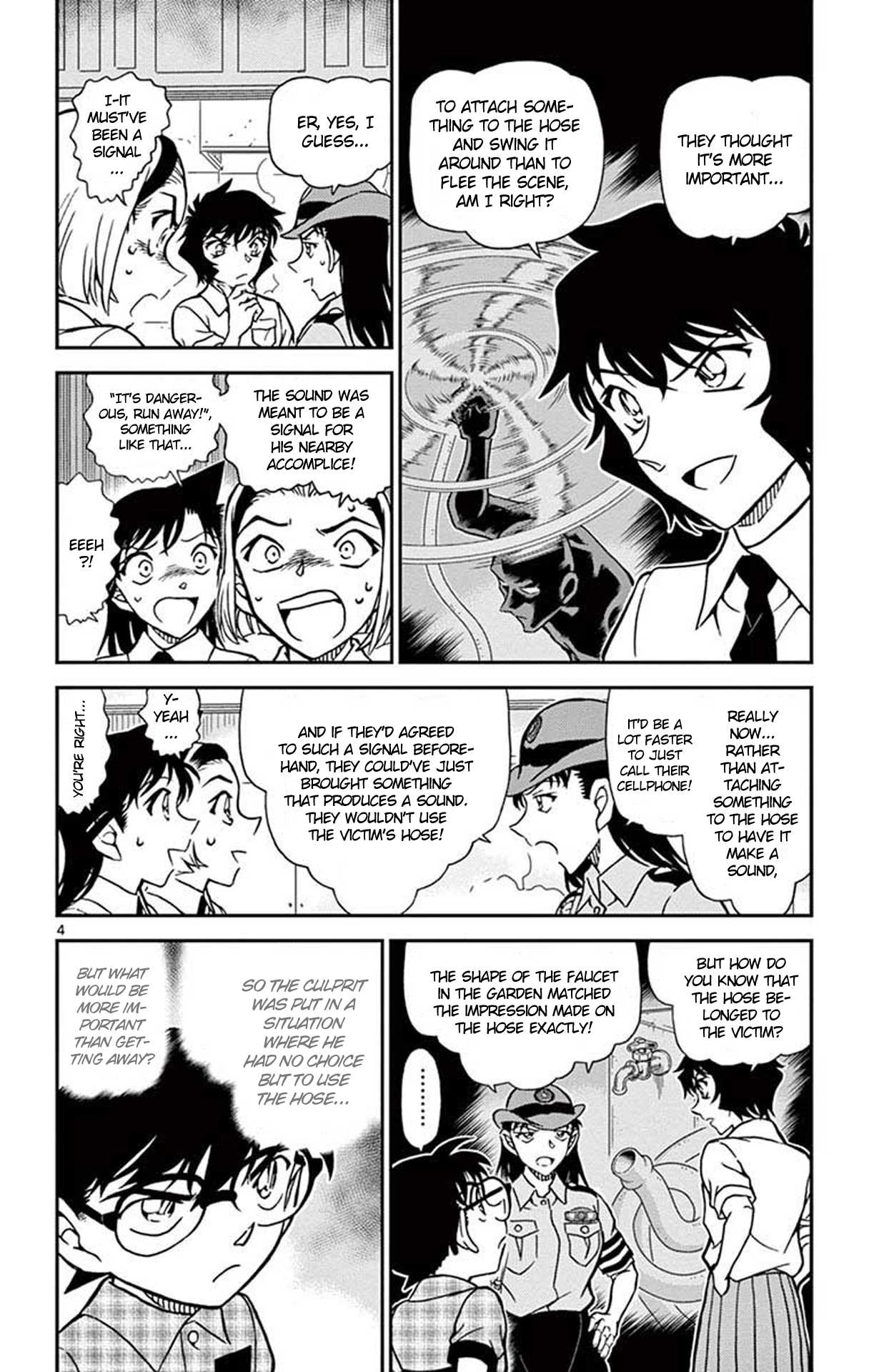 Detective Conan Chapter 929 page 5 - Chapter 929: A Culprit Who Swings a Hose?!
