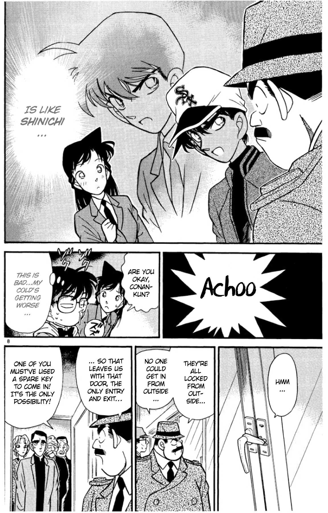 Detective Conan Chapter 93 page 9 - Chapter 93: Double Deductions