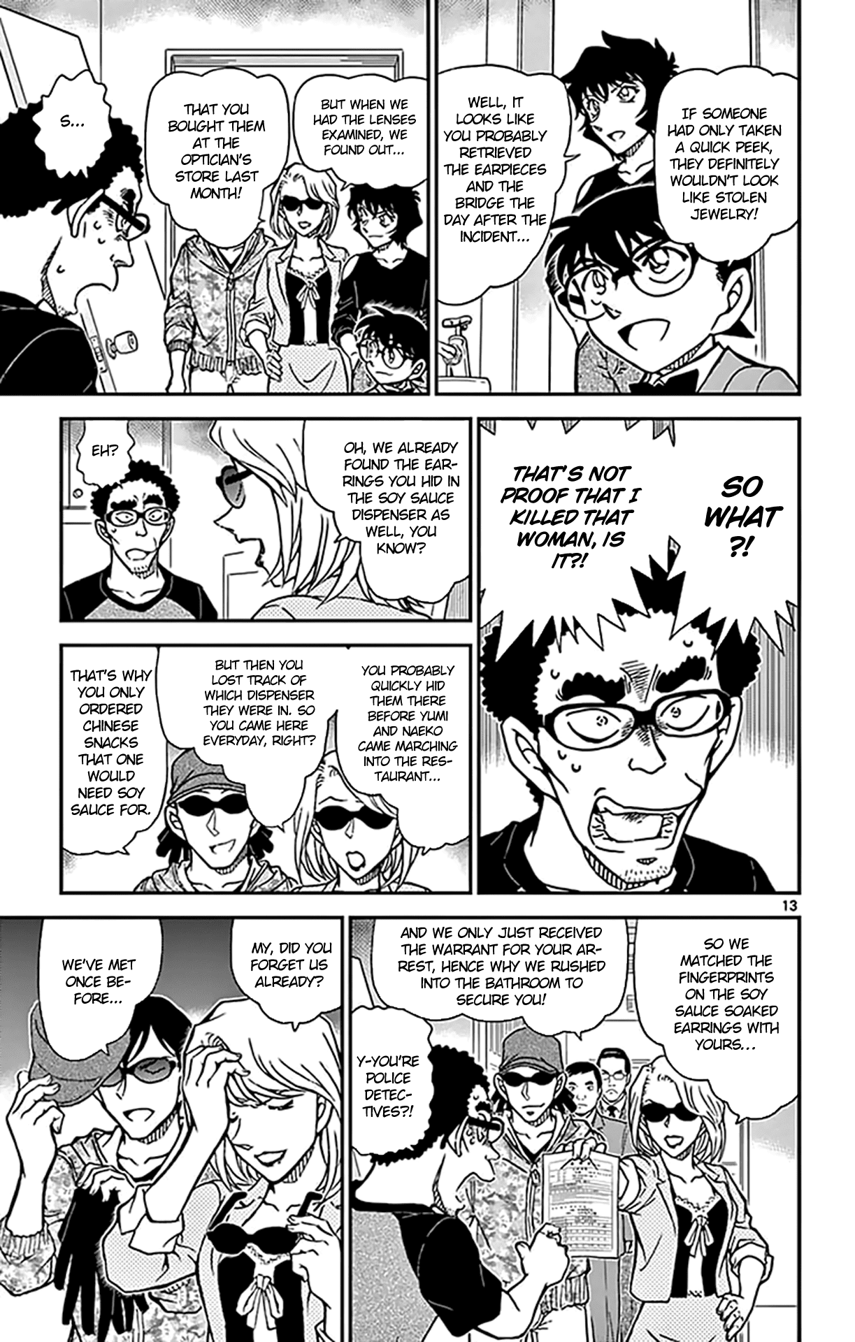 Detective Conan Chapter 930 page 14 - Chapter 930: Excessive Seasoning