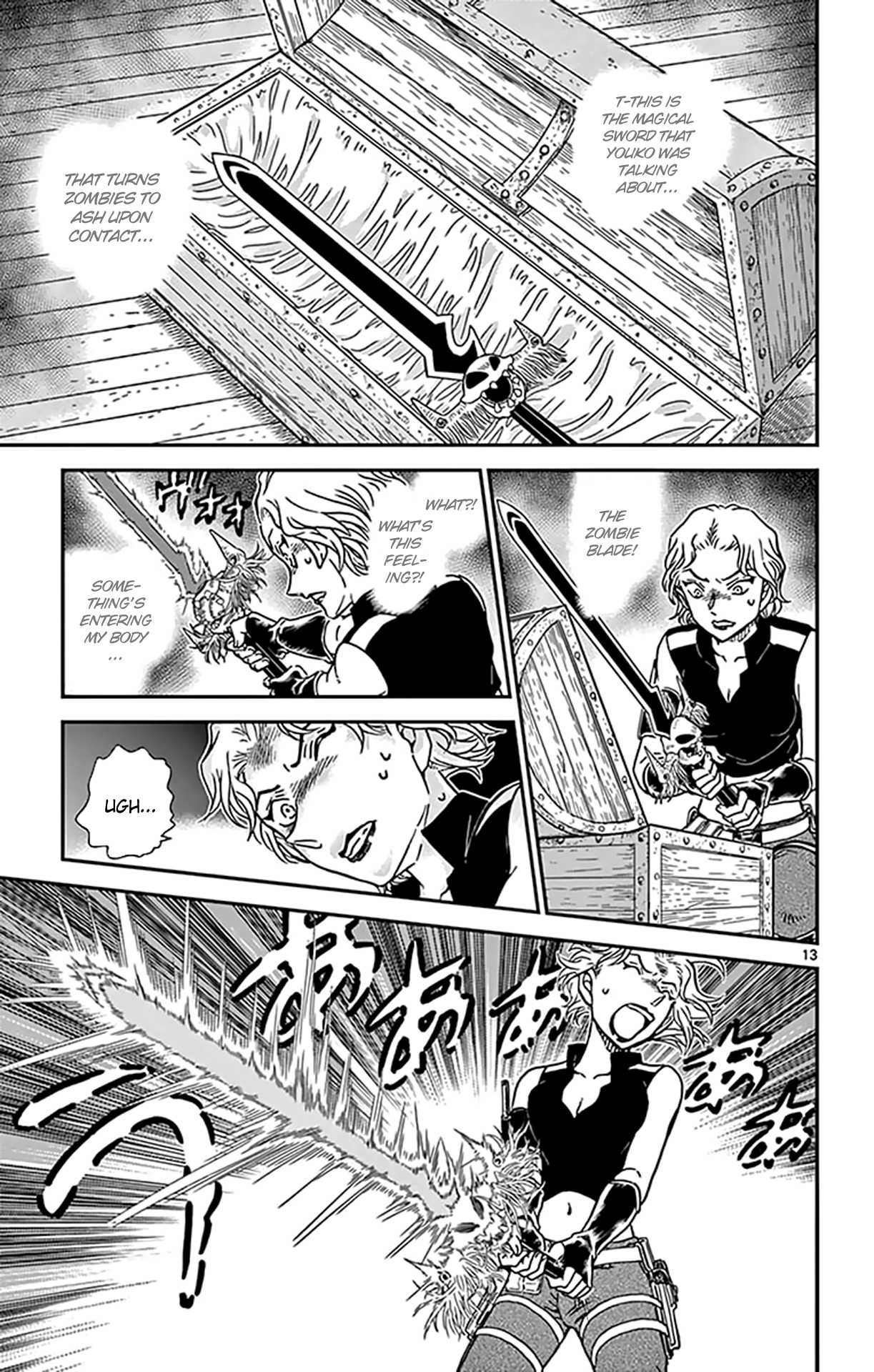 Detective Conan Chapter 931 page 14 - Chapter 931: Zombie Blade