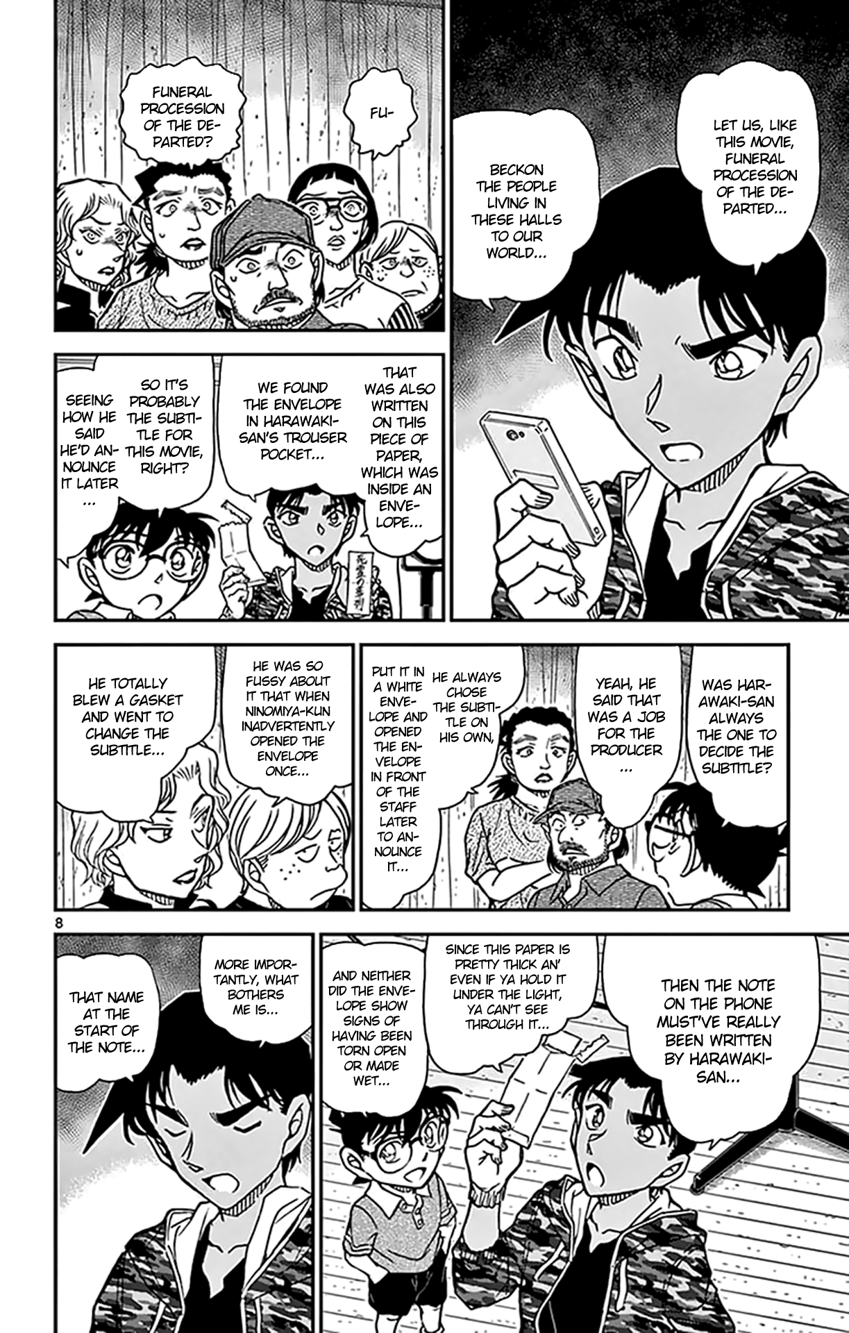 Detective Conan Chapter 932 page 9 - Chapter 932: Funeral Procession of the Departed
