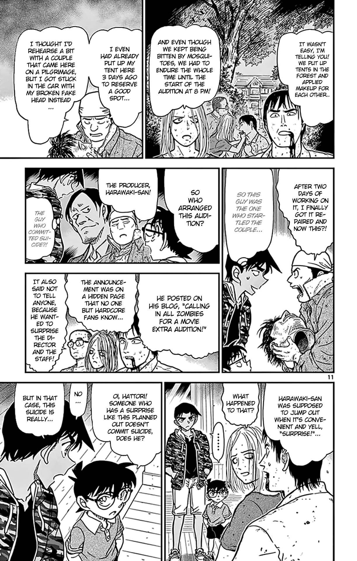 Detective Conan Chapter 933 page 12 - Chapter 933: Man-Eating Zombies