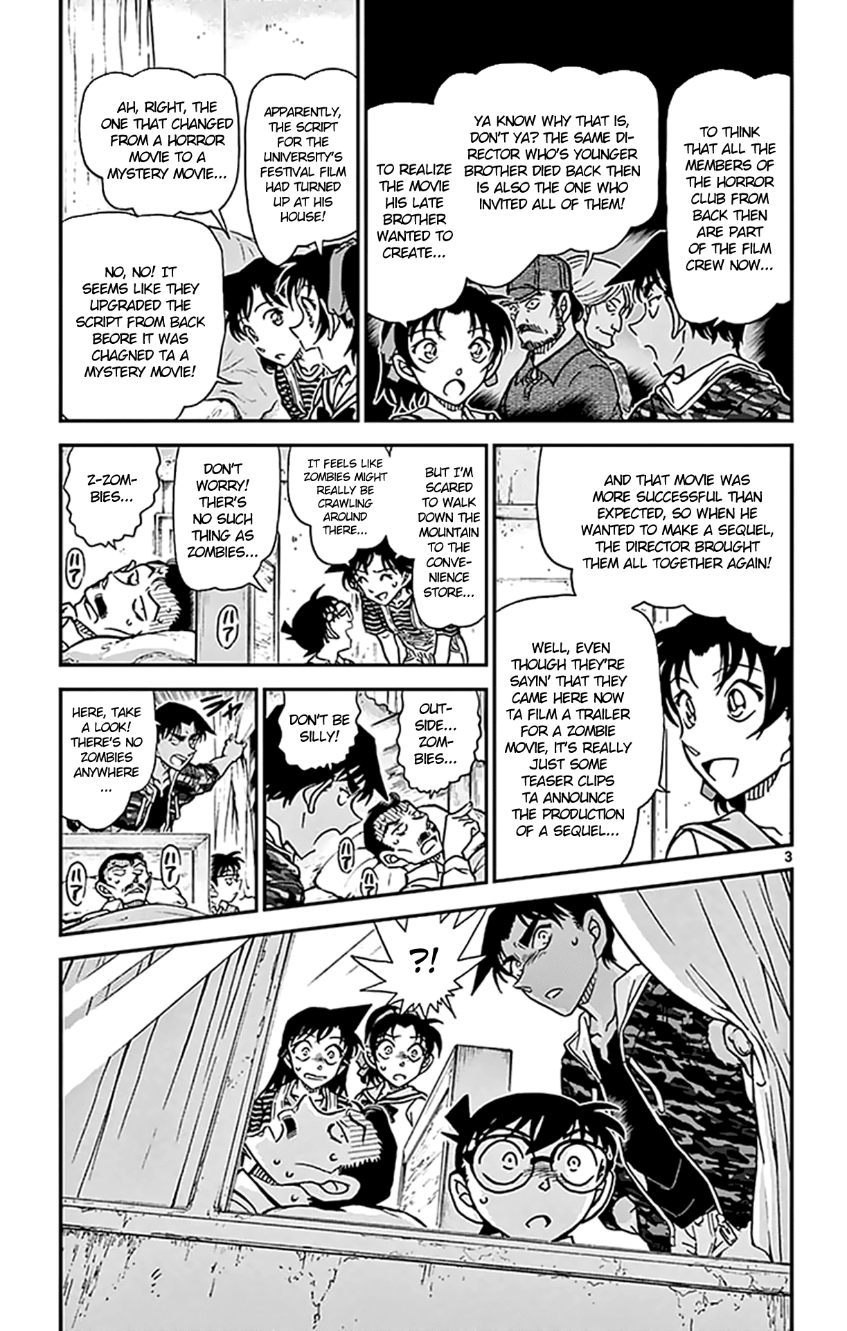 Detective Conan Chapter 933 page 4 - Chapter 933: Man-Eating Zombies