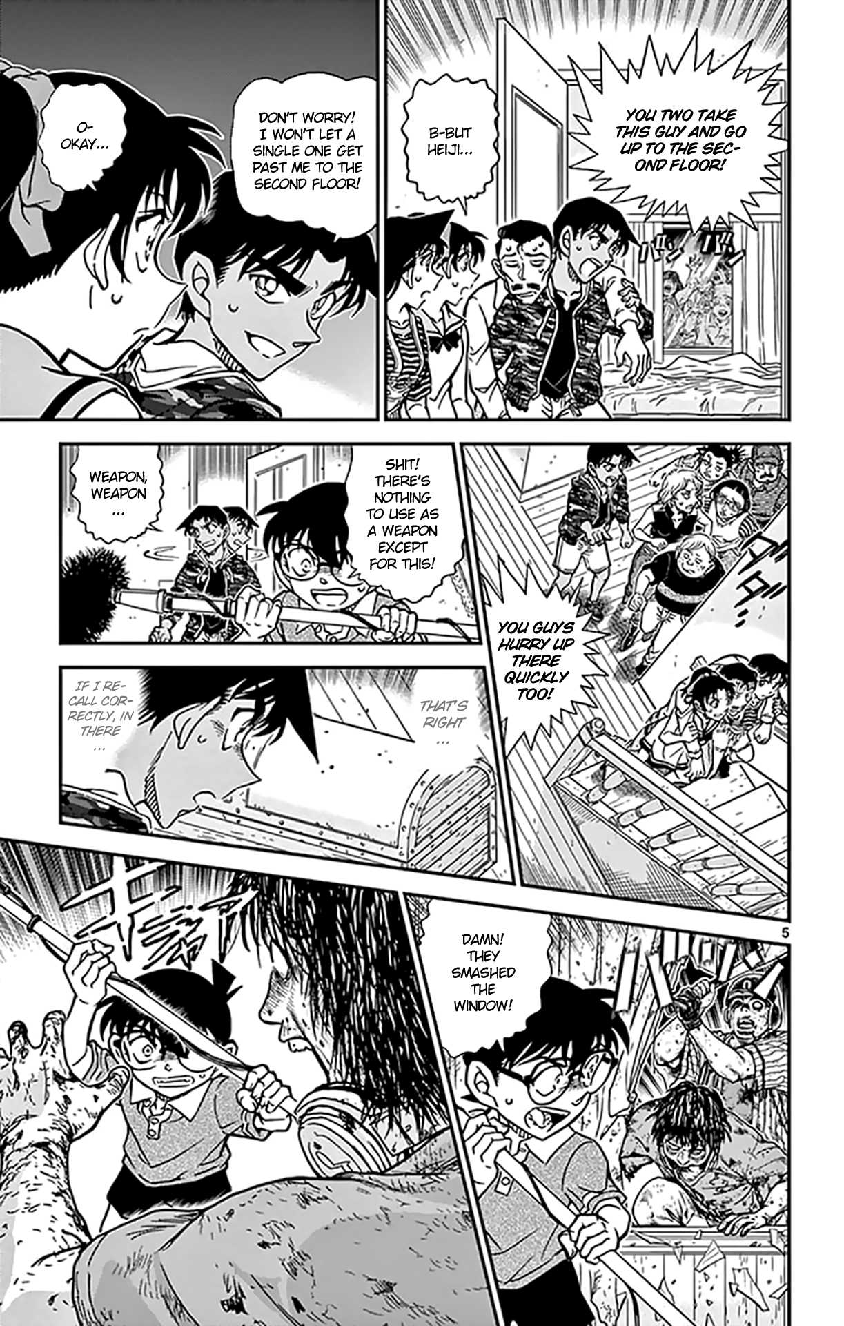 Detective Conan Chapter 933 page 6 - Chapter 933: Man-Eating Zombies