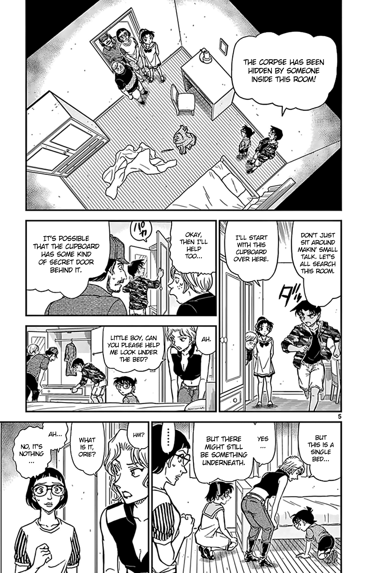Detective Conan Chapter 934 page 6 - Chapter 934: The Missing Corpse