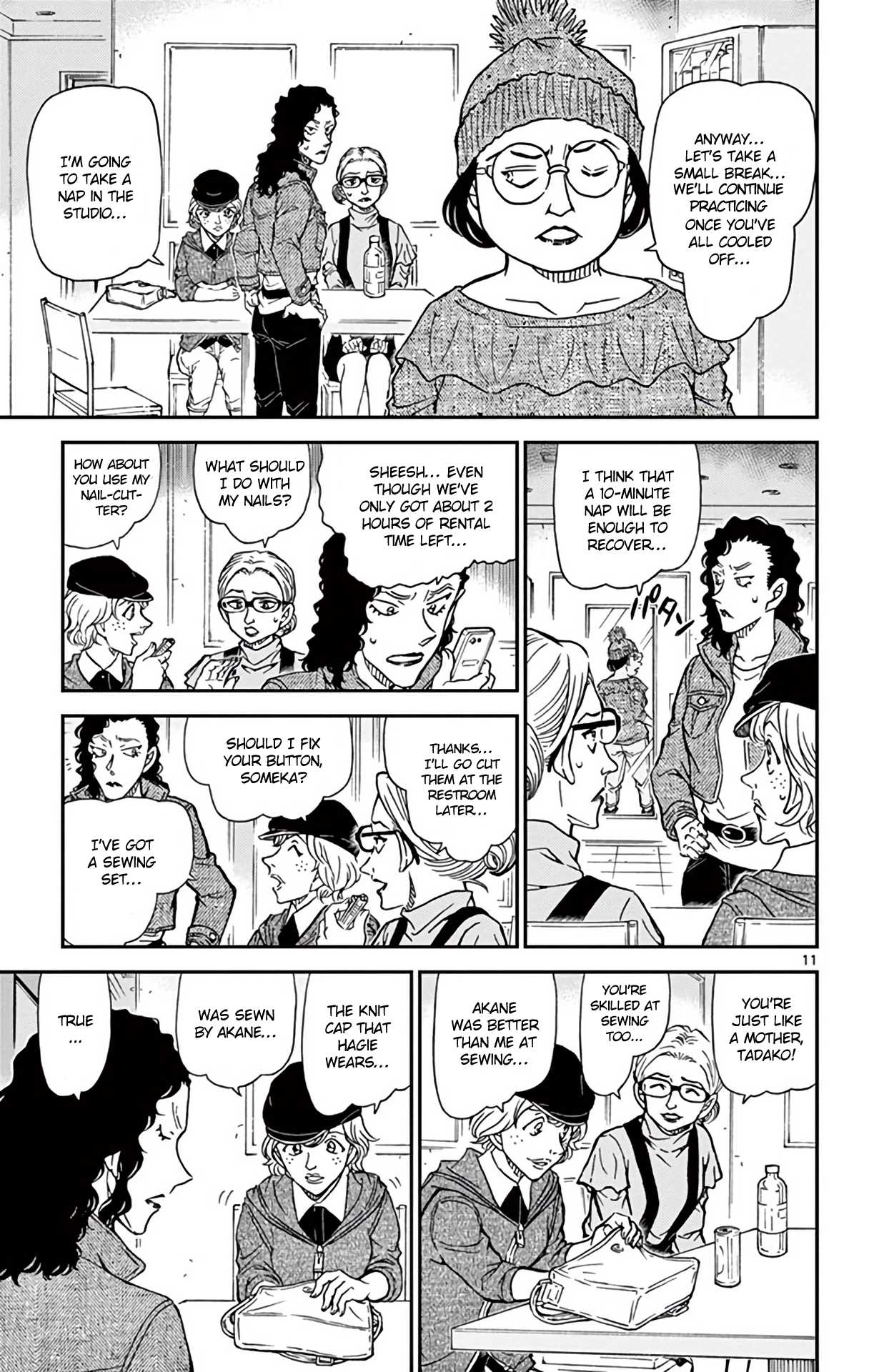 Detective Conan Chapter 936 page 12 - Chapter 936: Girls' Band