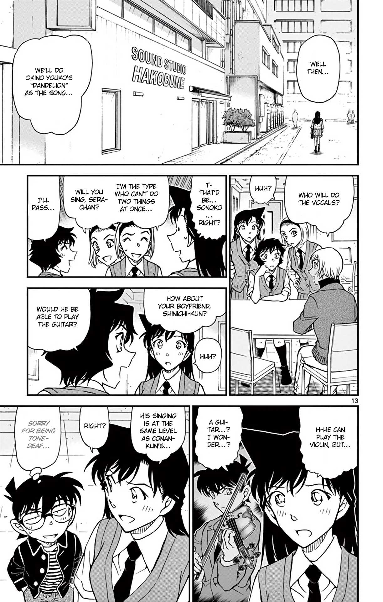 Detective Conan Chapter 936 page 14 - Chapter 936: Girls' Band