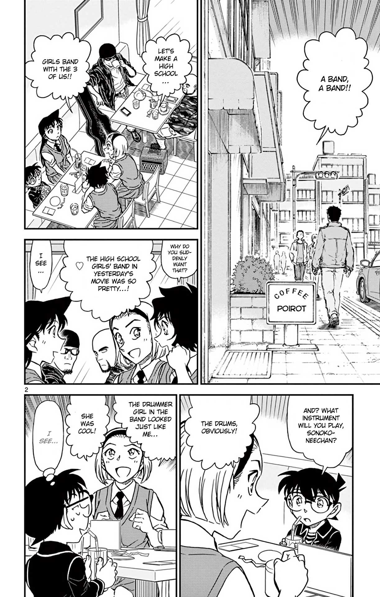 Detective Conan Chapter 936 page 3 - Chapter 936: Girls' Band
