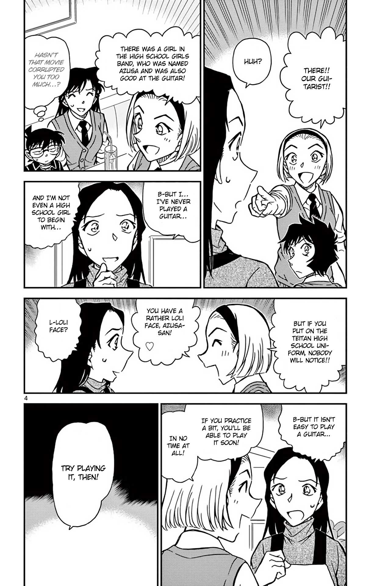 Detective Conan Chapter 936 page 5 - Chapter 936: Girls' Band