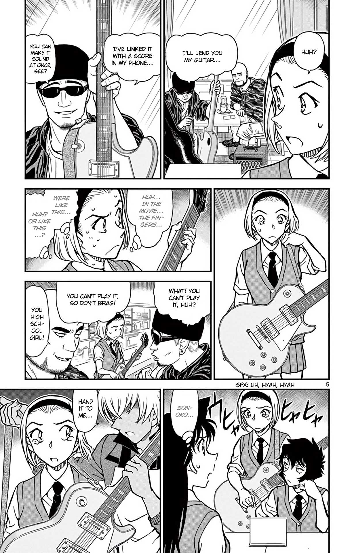 Detective Conan Chapter 936 page 6 - Chapter 936: Girls' Band