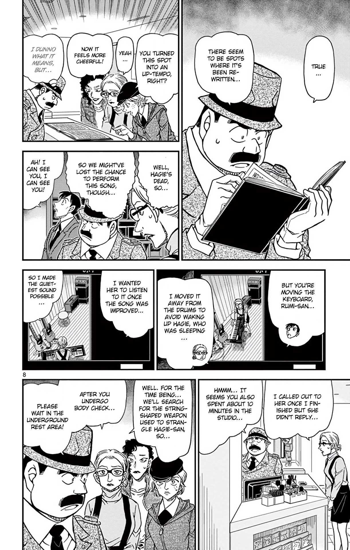Detective Conan Chapter 937 page 9 - Chapter 937: The Erased Clue
