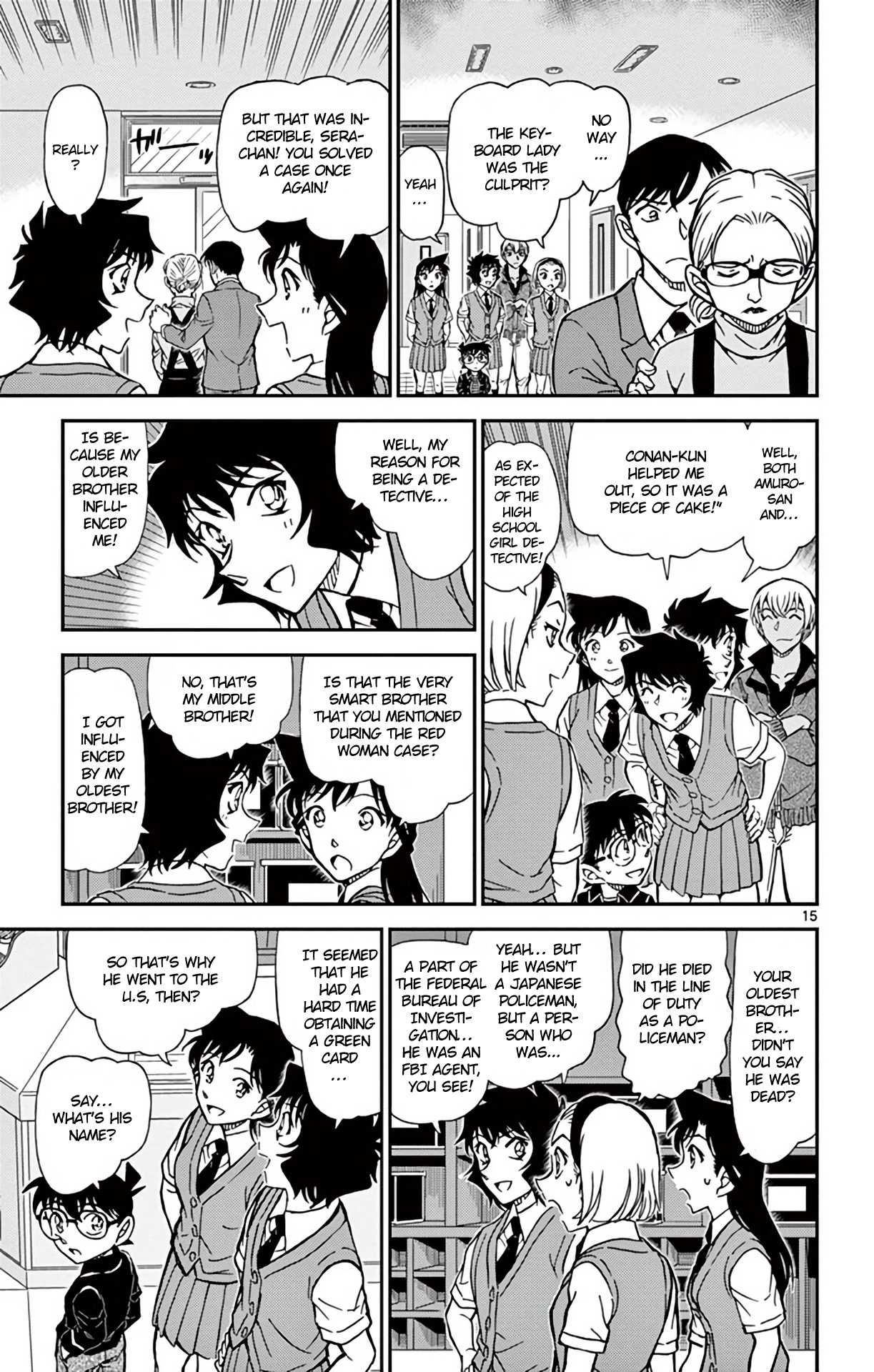 Detective Conan Chapter 938 page 16 - Chapter 938: Crime in the Blind Spot