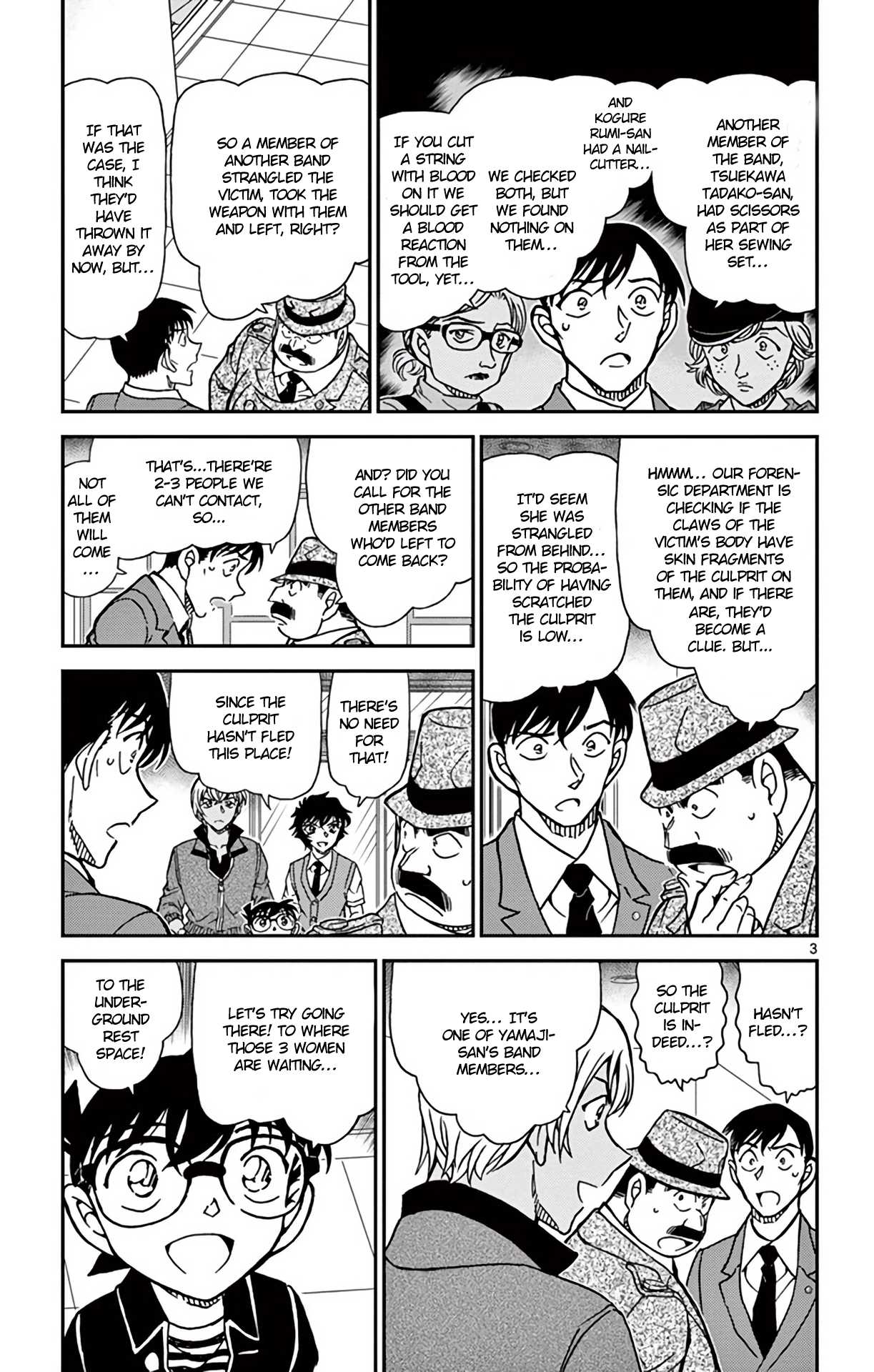Detective Conan Chapter 938 page 4 - Chapter 938: Crime in the Blind Spot