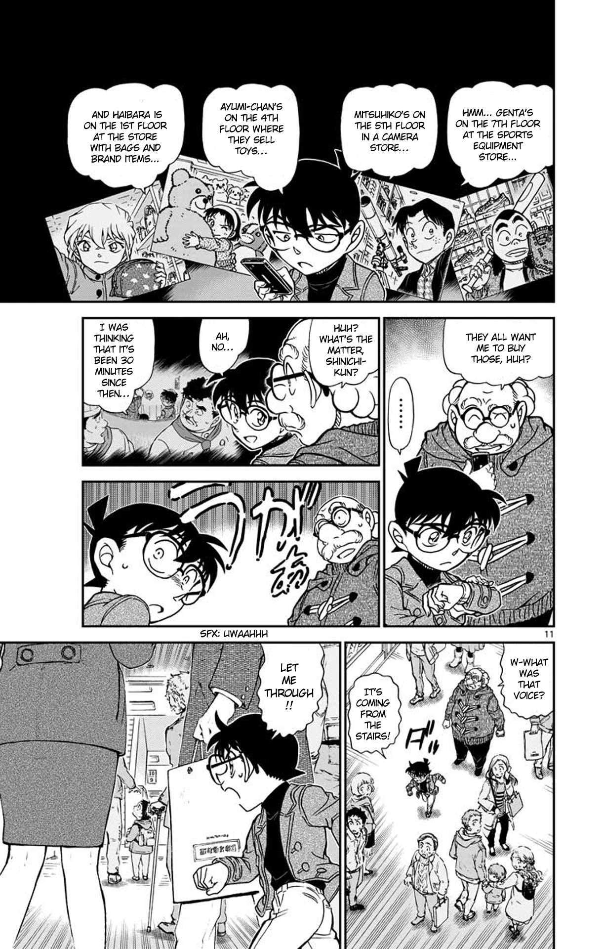 Detective Conan Chapter 939 page 12 - Chapter 939: Lunch at the Department Store