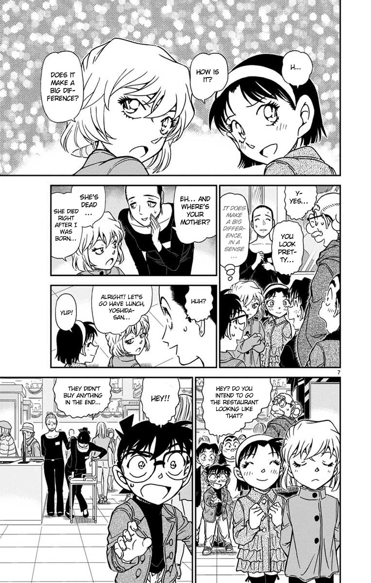 Detective Conan Chapter 939 page 8 - Chapter 939: Lunch at the Department Store