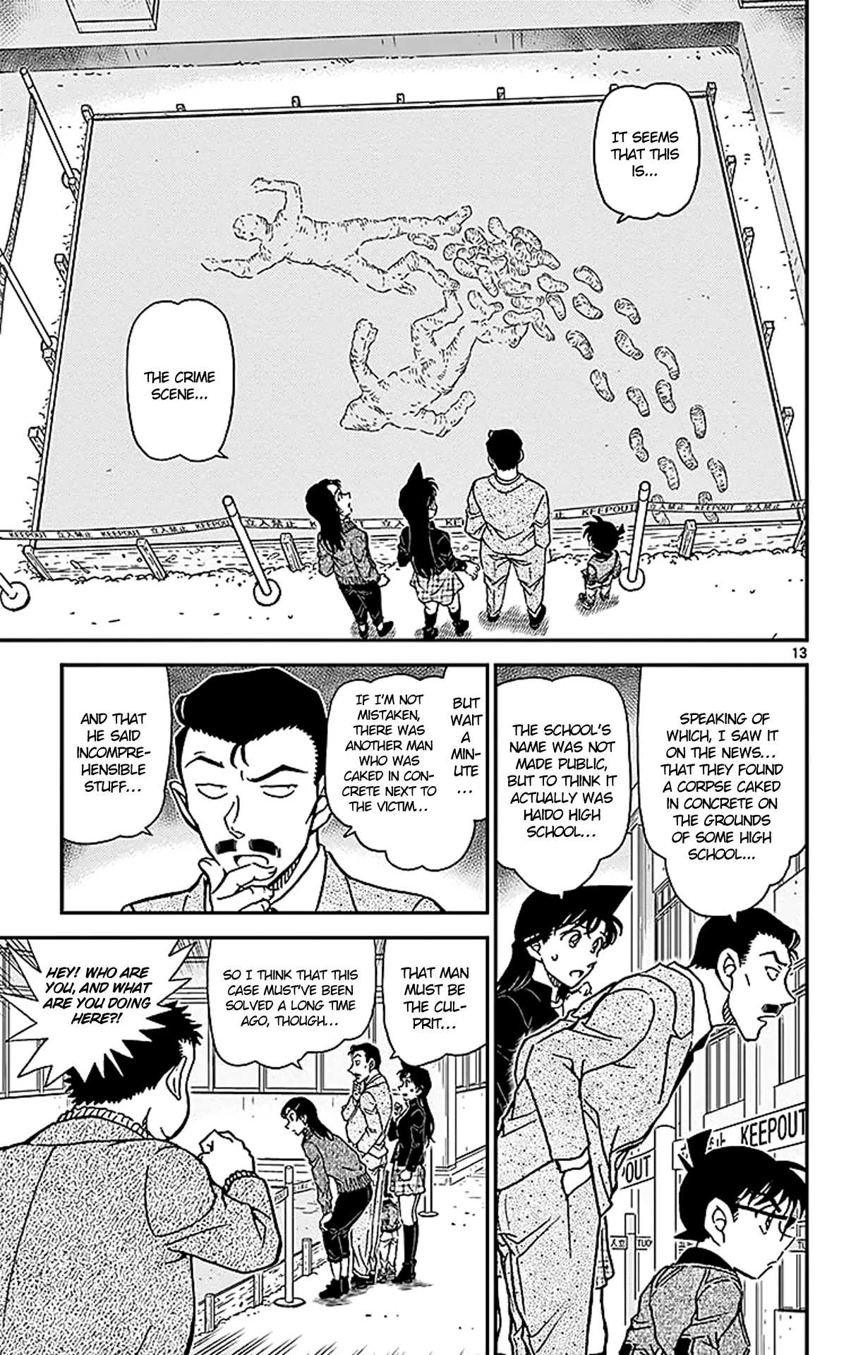 Detective Conan Chapter 942 page 14 - Chapter 942: Chiba's Difficult Case