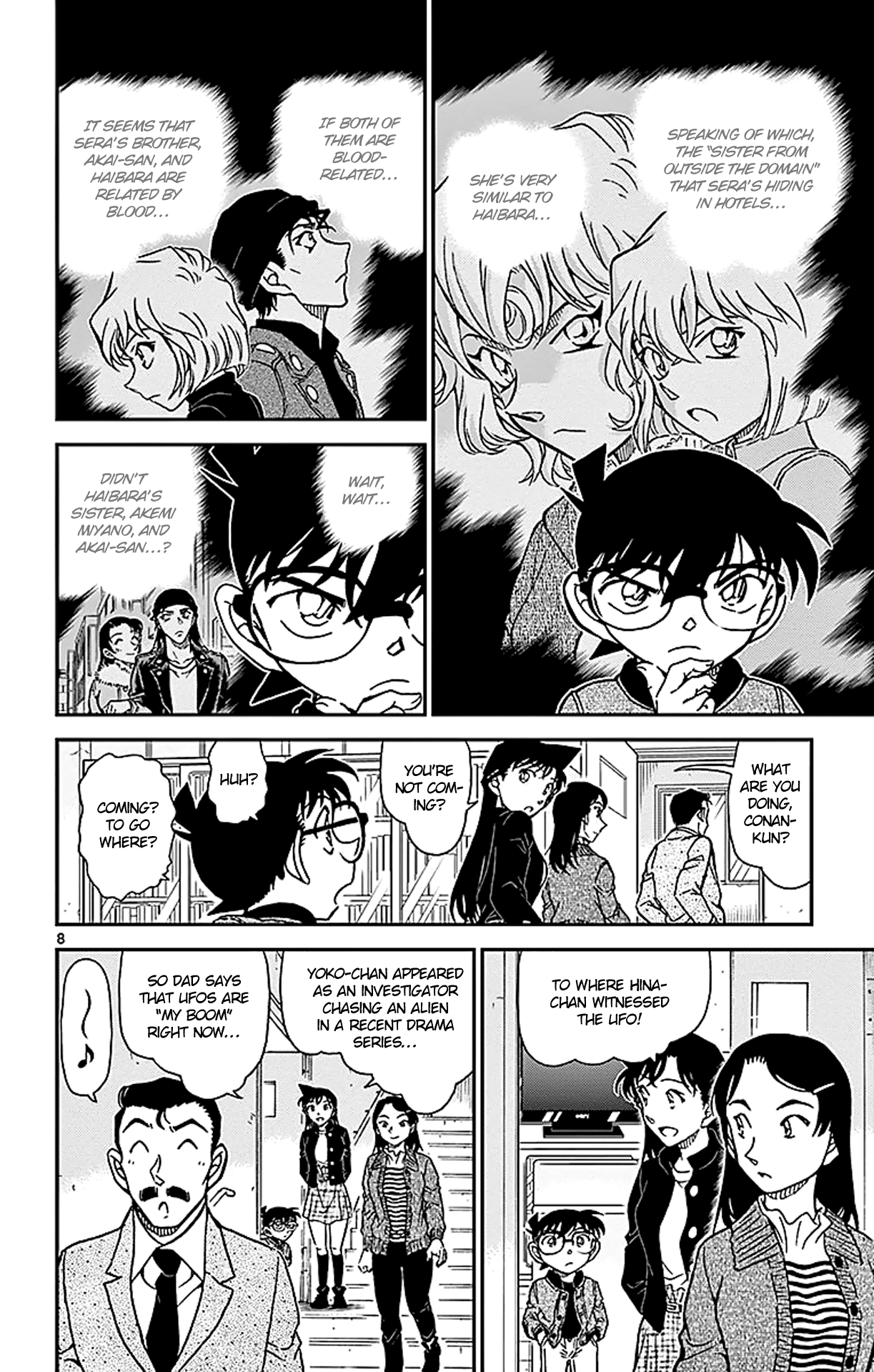 Detective Conan Chapter 942 page 9 - Chapter 942: Chiba's Difficult Case