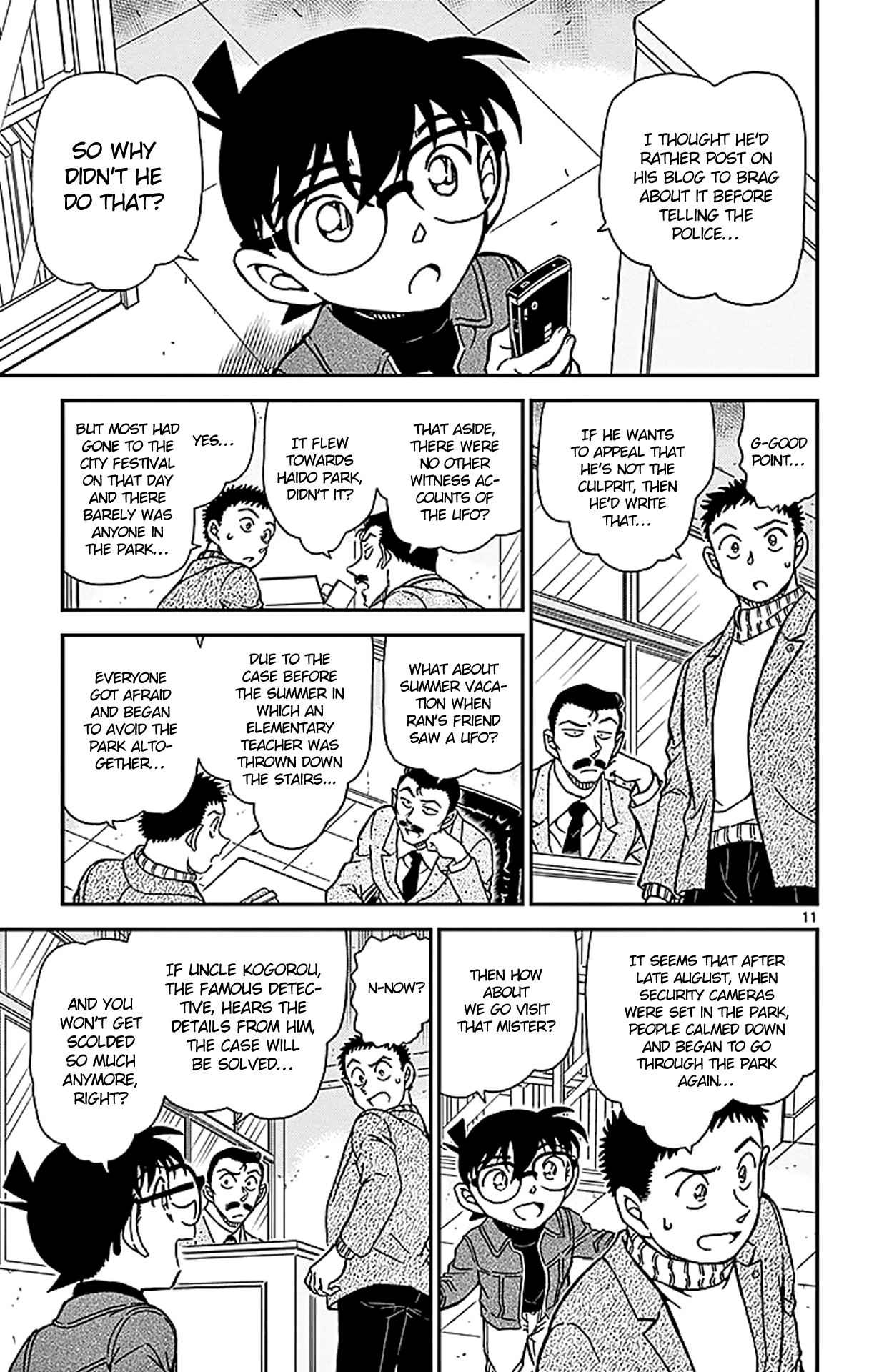Detective Conan Chapter 943 page 12 - Chapter 943: Unidentified Flying Object