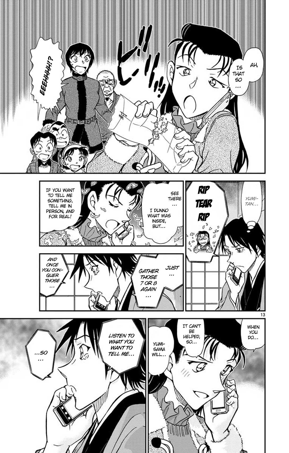 Detective Conan Chapter 947 page 14 - Chapter 947: The Favorite Motto